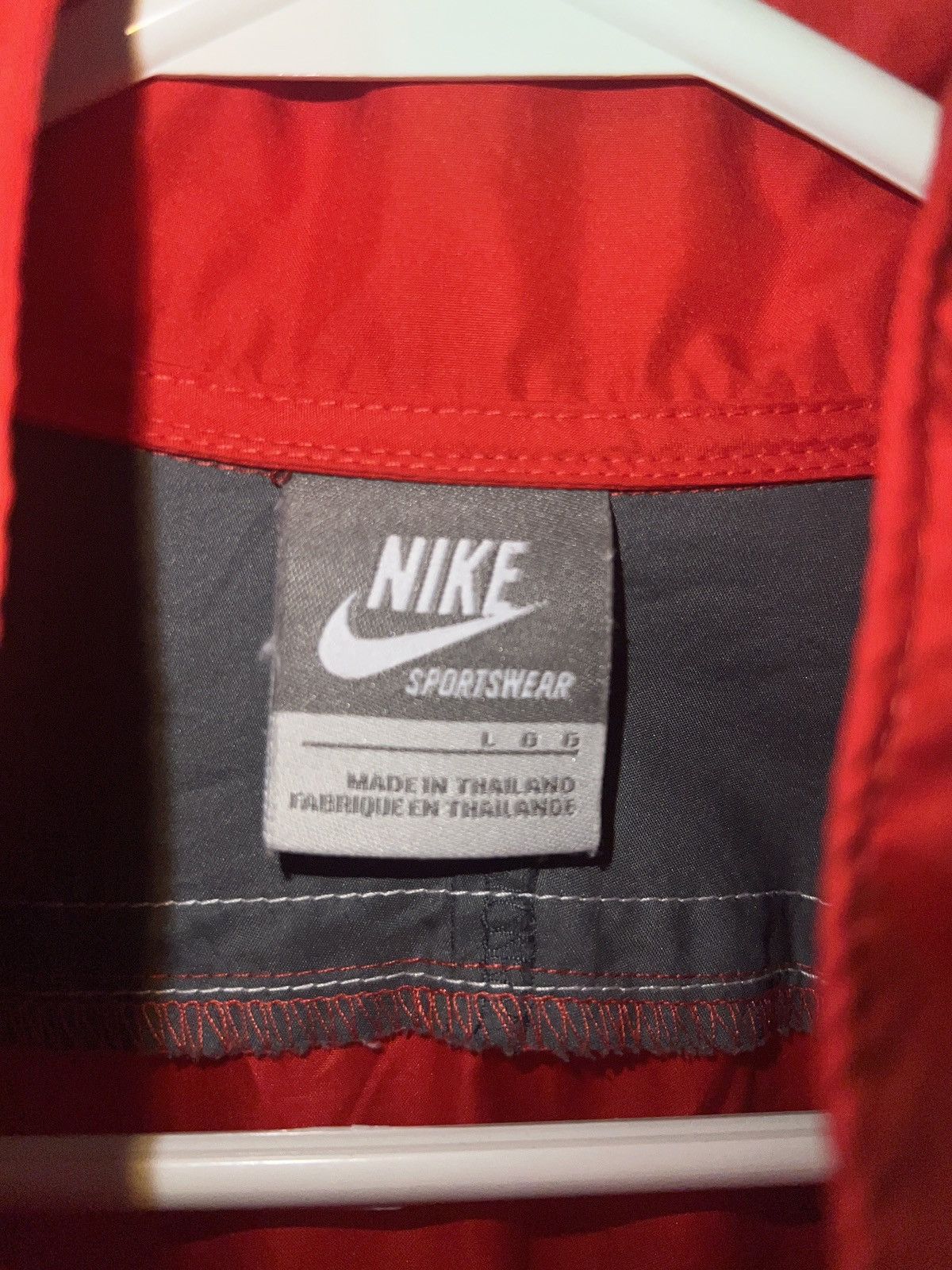 Nike Red Nike Windbreaker Size US L / EU 52-54 / 3 - 5 Thumbnail