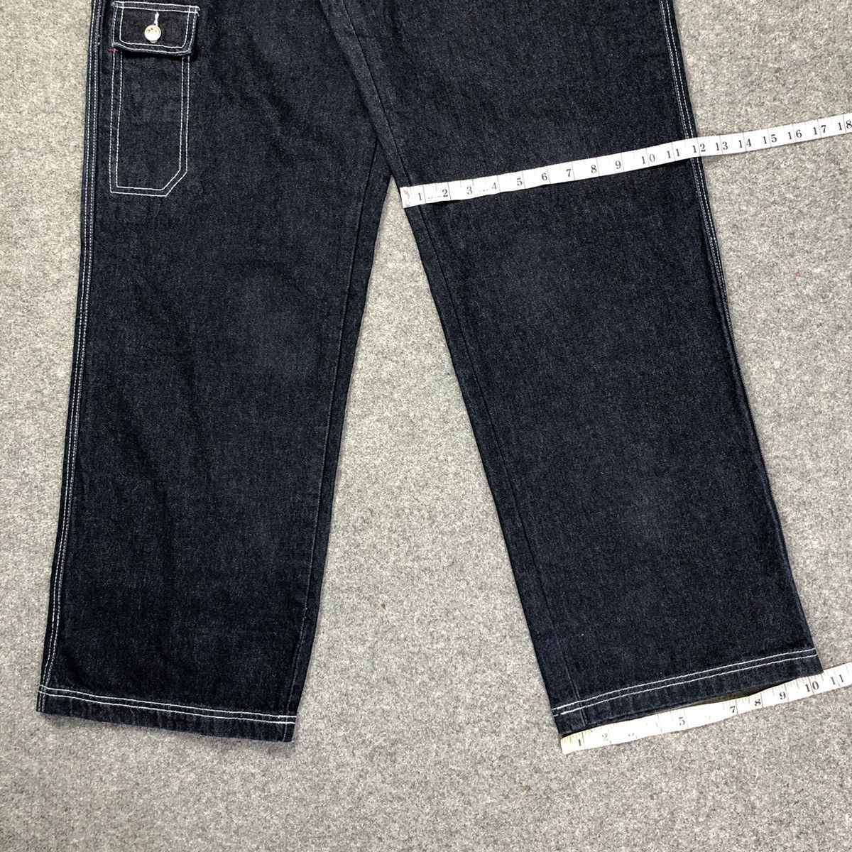 Rocawear 💢Rare💢 Vintage y2k ROCAWEAR Baggy Denim Jeans Size US 33 - 9 Thumbnail
