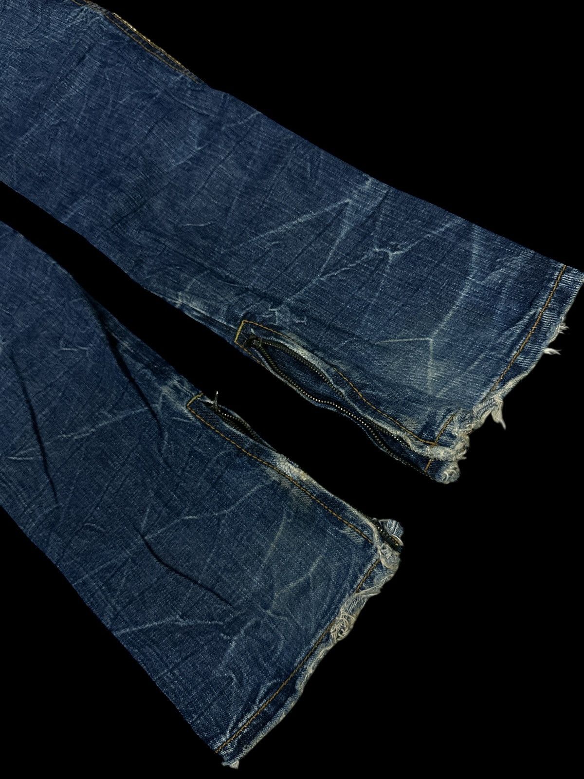 Japanese Brand Studed Denim BlueWashed 💥 Size US 34 / EU 50 - 5 Thumbnail