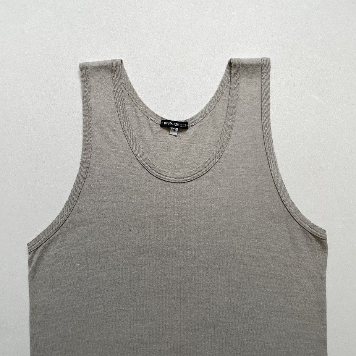 Ann Demeulemeester ‘Hand Print’ Raw Edge Cotton Vest Size M / US 6-8 / IT 42-44 - 3 Thumbnail