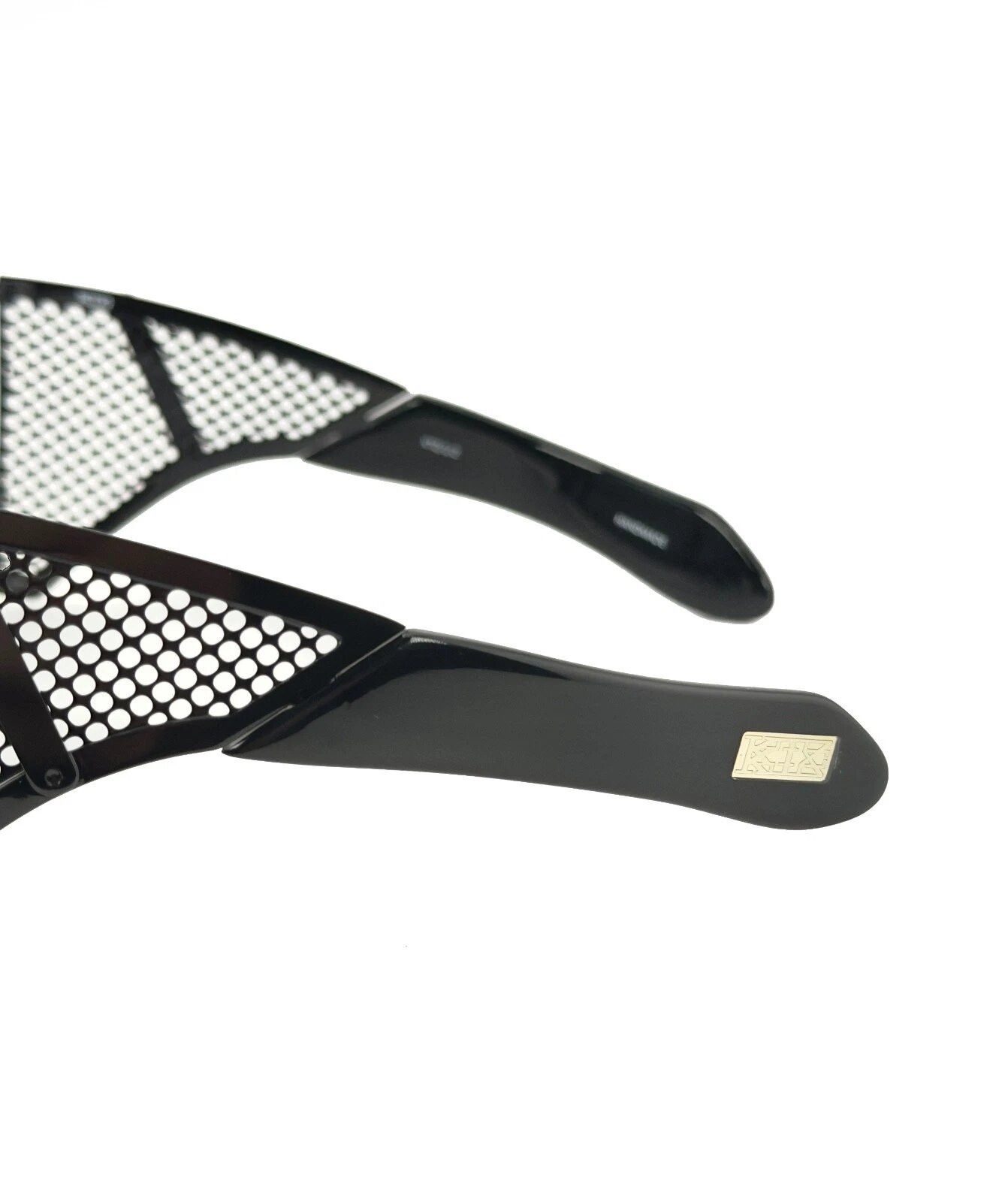 Linda Farrow KTZ Linda Farrow Football Helmet Mask Sunglasses Black KTZ1 Size ONE SIZE - 7 Thumbnail