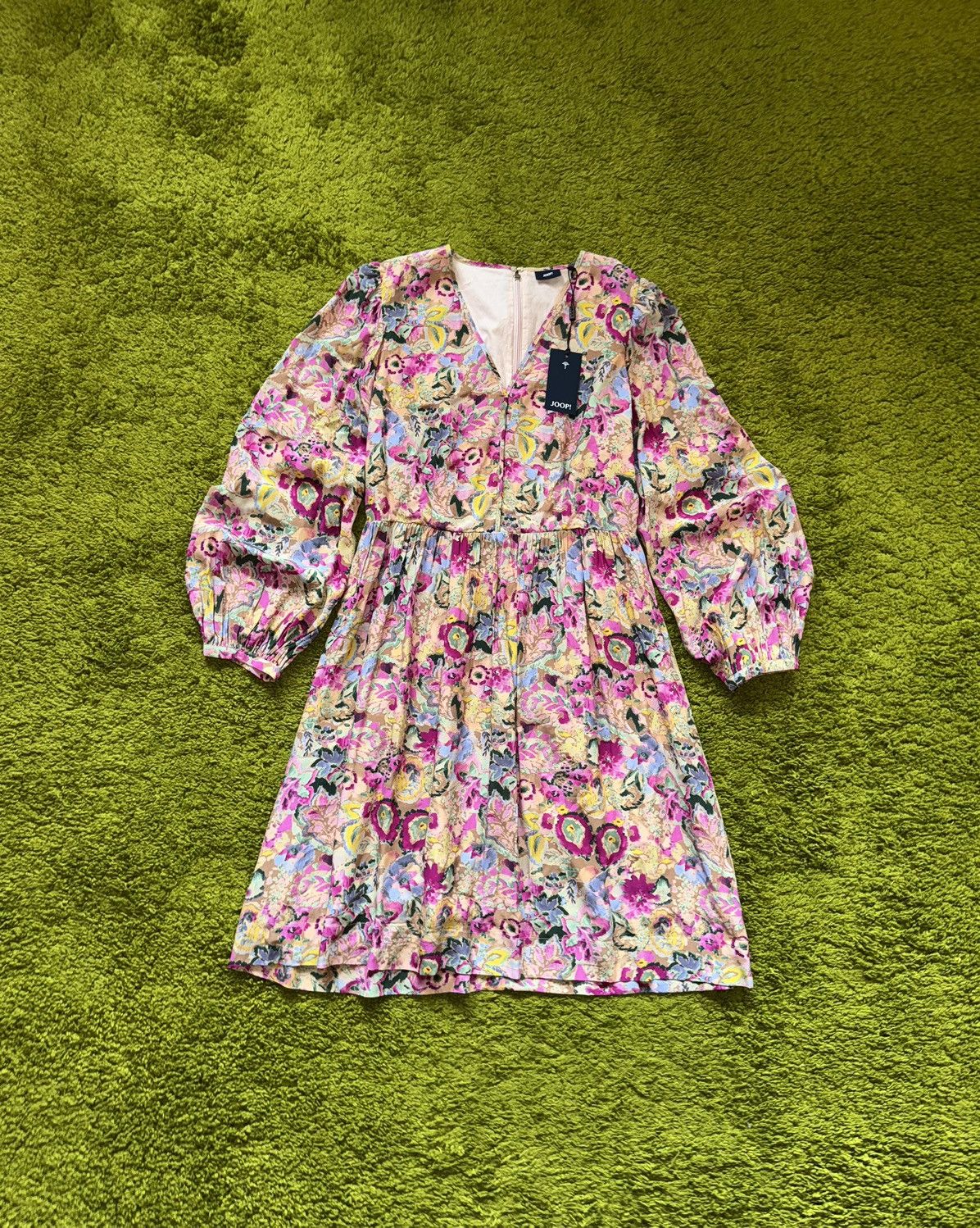 Designer × Joop! Joop! Baby doll style floral pattern NWT dress Size L / US 10 / IT 46 - 1 Thumbnail