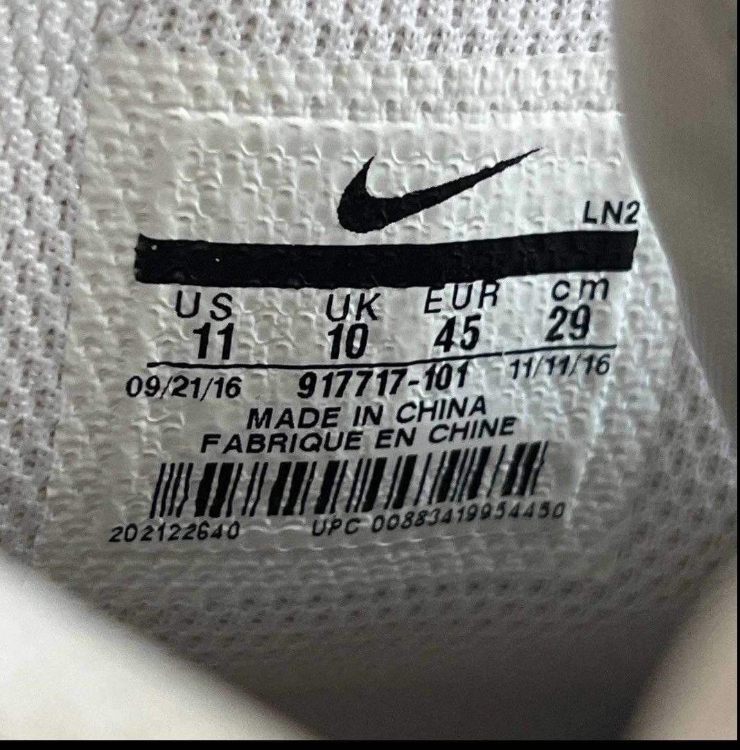 Jordan Brand Air Jordan 1 Golf ‘White Metallic’ Size US 11 / EU 44 - 6 Thumbnail
