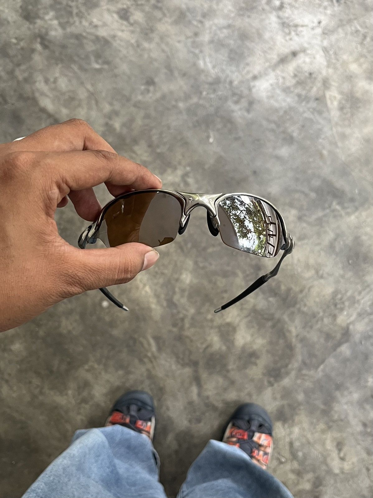 Oakley Romeo Oakley X Metal Titanium ROMEO1 Titanium Clear LINEGEAR