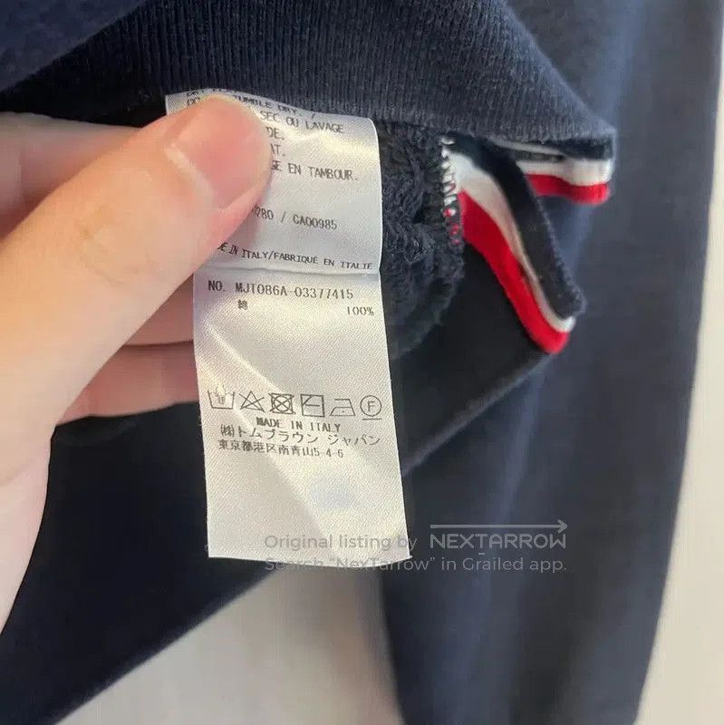Thom Browne Thom Browne Navy Cotton Women's Hoodie . Size S / US 4 / IT 40 - 5 Thumbnail