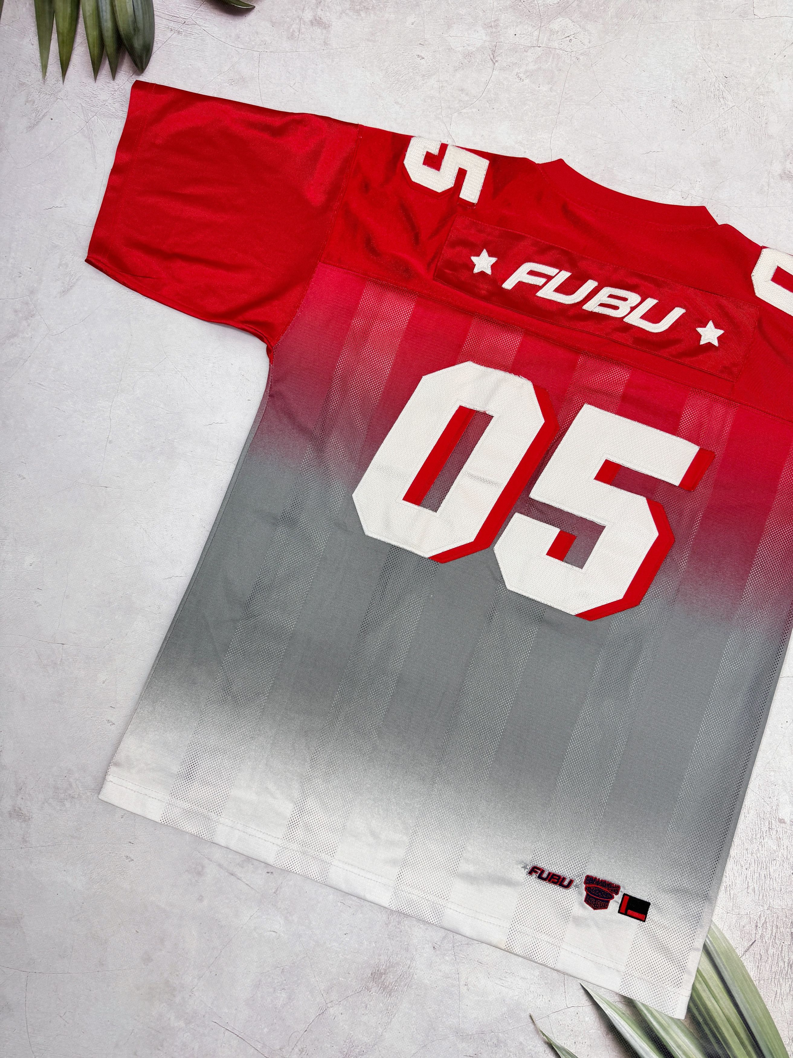 Fubu Vintage FUBU Jersey T-Shirt #05 Hip Hop Rap Striped Size US XL / EU 56 / 4 - 11 Thumbnail