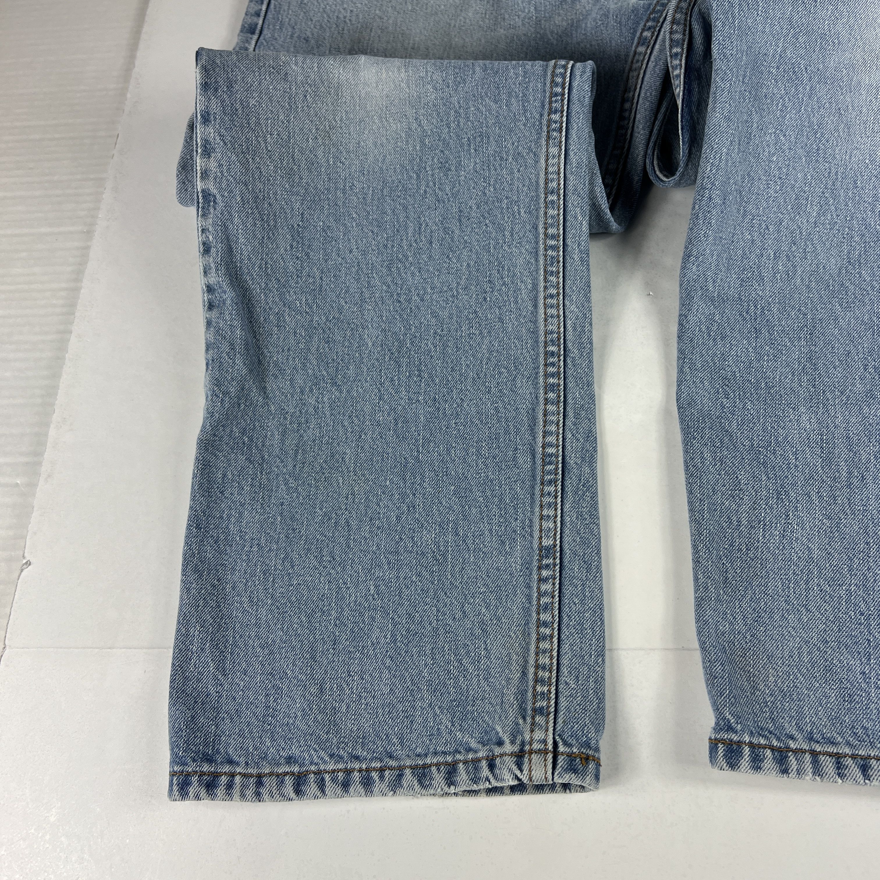 Levi's × Vintage Y2K Levi's Jeans 505 Straight Blue Faded Cotton Denim Size US 34 / EU 50 - 6 Thumbnail