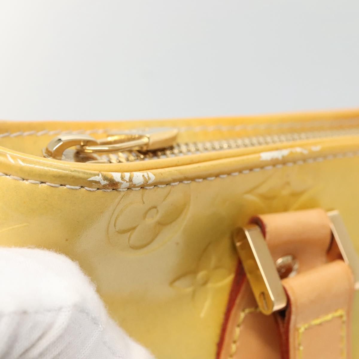 Louis Vuitton LOUIS VUITTON Monogram Vernis Houston Hand Bag Gris M91053 Size ONE SIZE - 10 Thumbnail