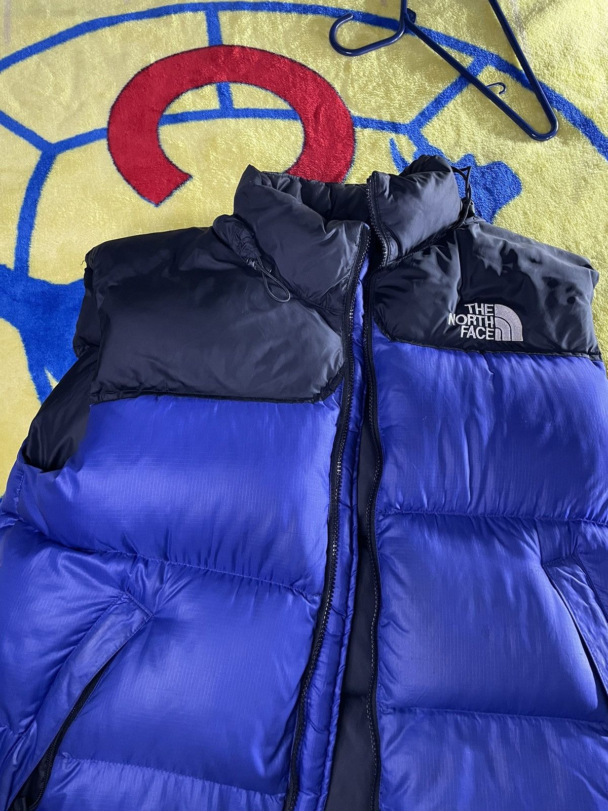The North Face Vintage Blue/Black Northface Puffer Size US L / EU 52-54 / 3 - 1 Thumbnail