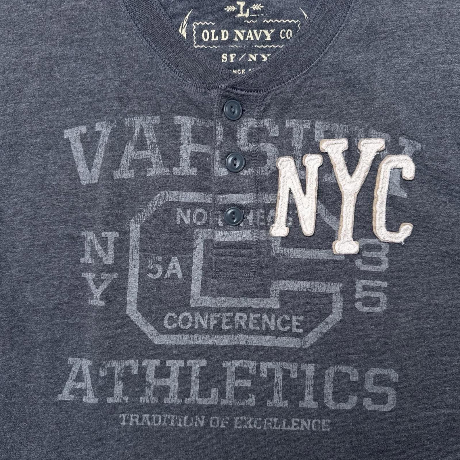 Old Navy Y2K Old Navy Grunge 00s Gray T shirt Size US L / EU 52-54 / 3 - 8 Thumbnail