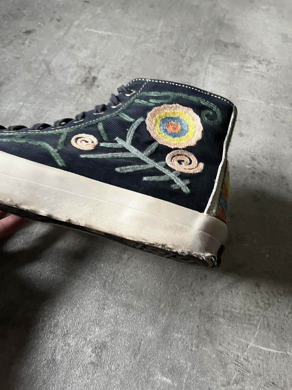 Visvim Visvim canvas embroidery flower 13ss shoes Size US 9 / EU 42 - 12 Thumbnail