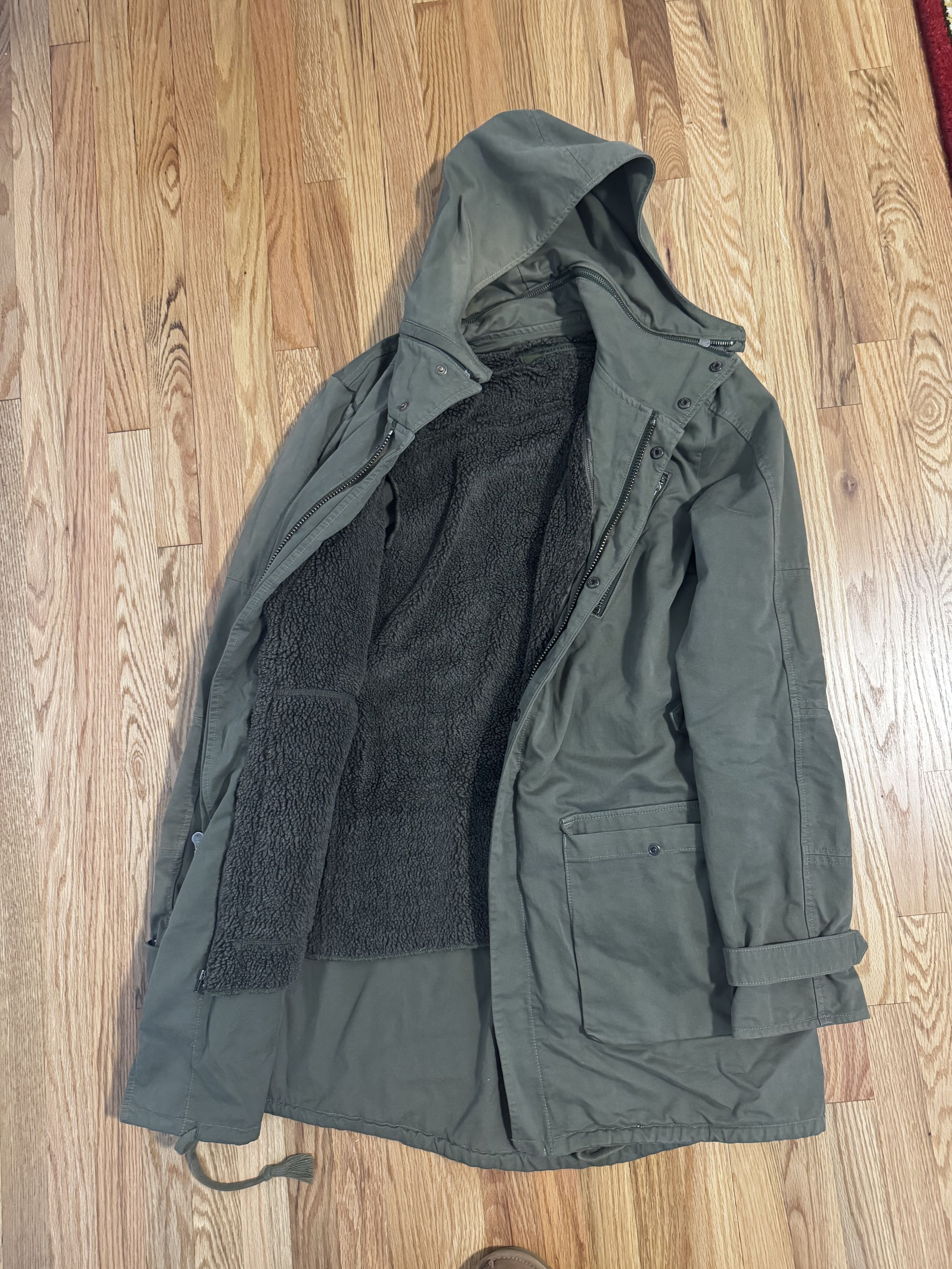 Nice Collective NICE COLLECTIVE - Army Green Jacket with Fleece Lining Size US M / EU 48-50 / 2 - 4 Thumbnail