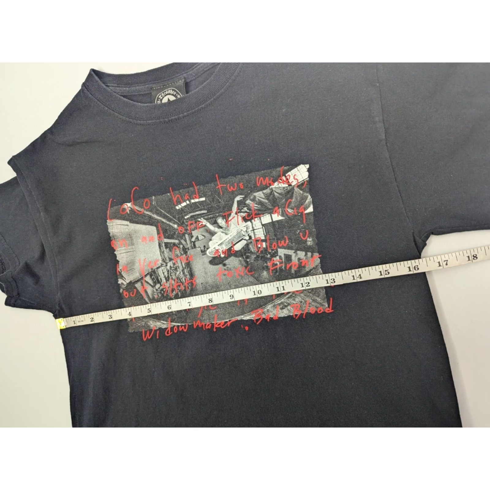 Thrasher Thrasher Magazine Angel Dust Coco T-Shirt Men's Small Black Graphic Skater Crew Neck Short Sleeve Cotton Logo Vintage No Size US S / EU 44-46 / 1 - 6 Thumbnail