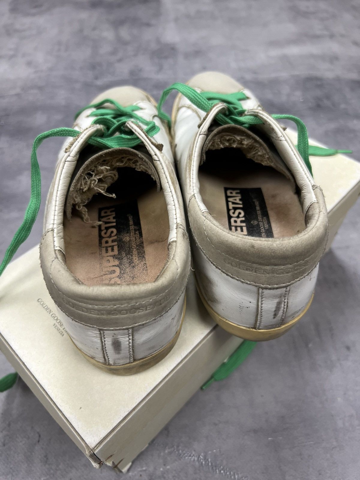 Golden Goose GOLDEN GOOSE GGDB SUPERSTAR White Leather sneakers sz37 Size US 7 / IT 37 - 10 Thumbnail