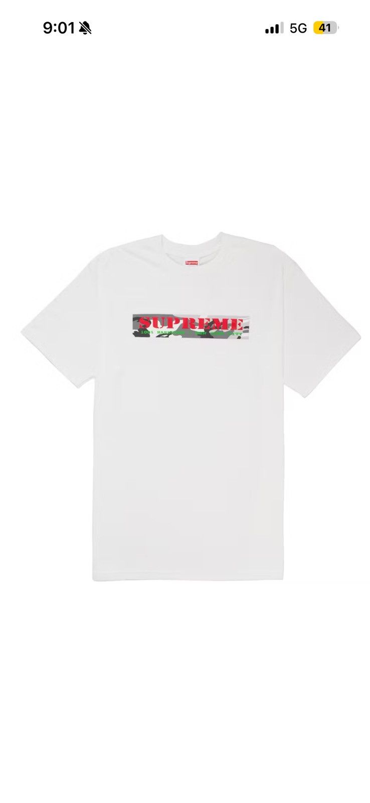 Supreme Supreme Hardcore Tee SS25 White Size US XXL / EU 58 / 5 - 1 Thumbnail
