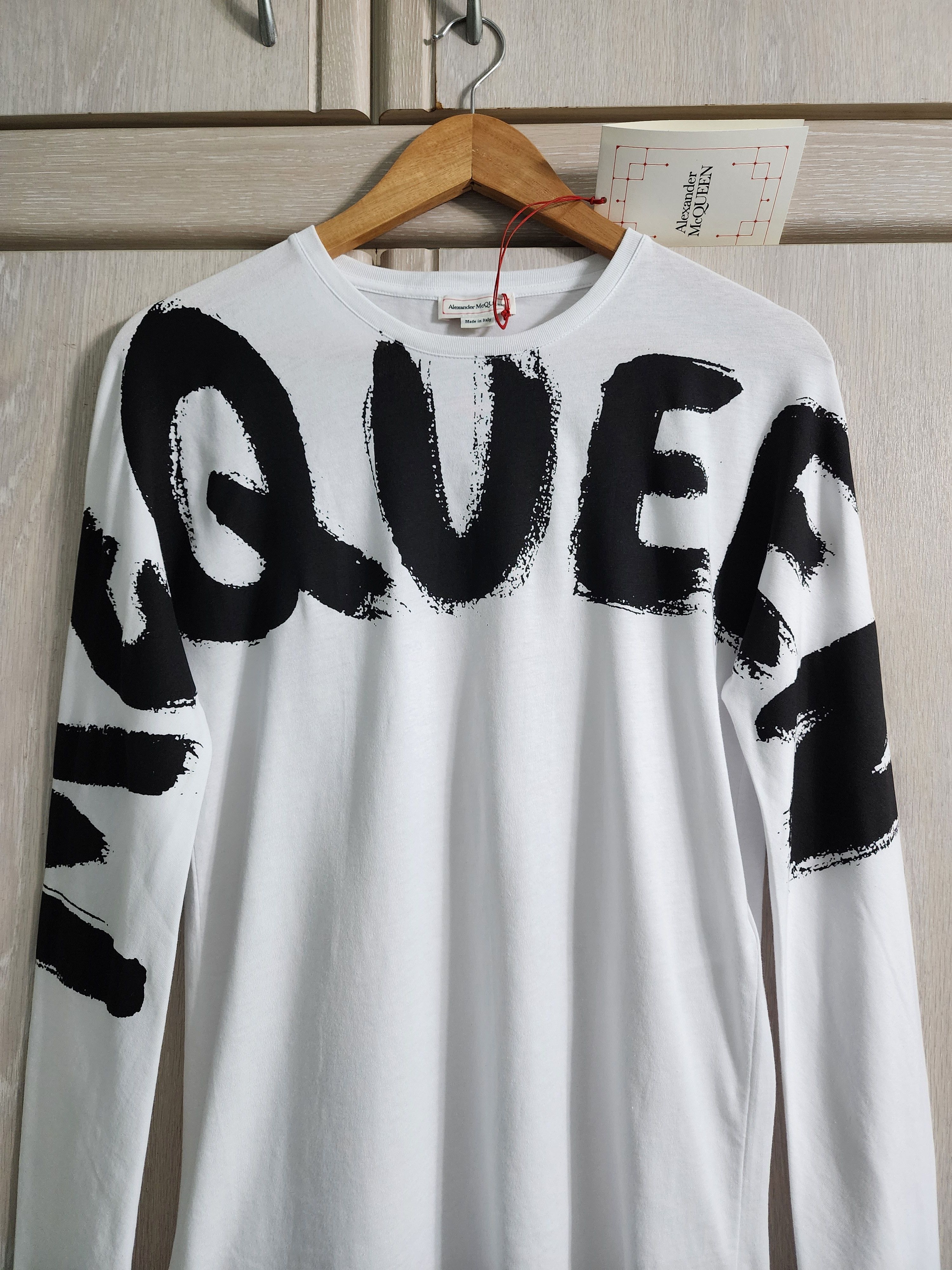 Alexander McQueen Graffiti Logo T-Shirt Size US XS / EU 42 / 0 - 3 Thumbnail