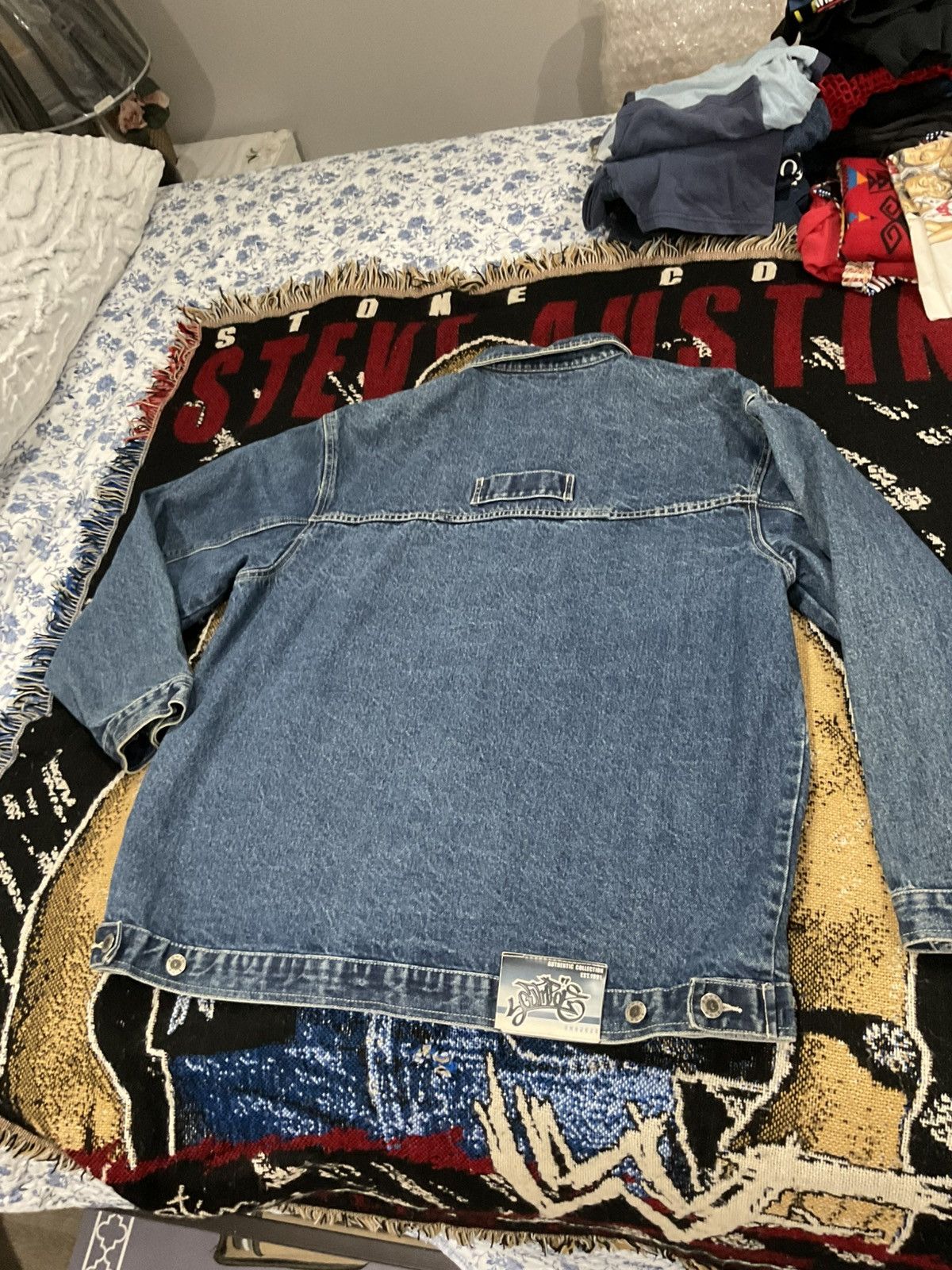 Southpole Vintage south pole denim Jean jacket y2k skater xl Size US XL / EU 56 / 4 - 4 Thumbnail