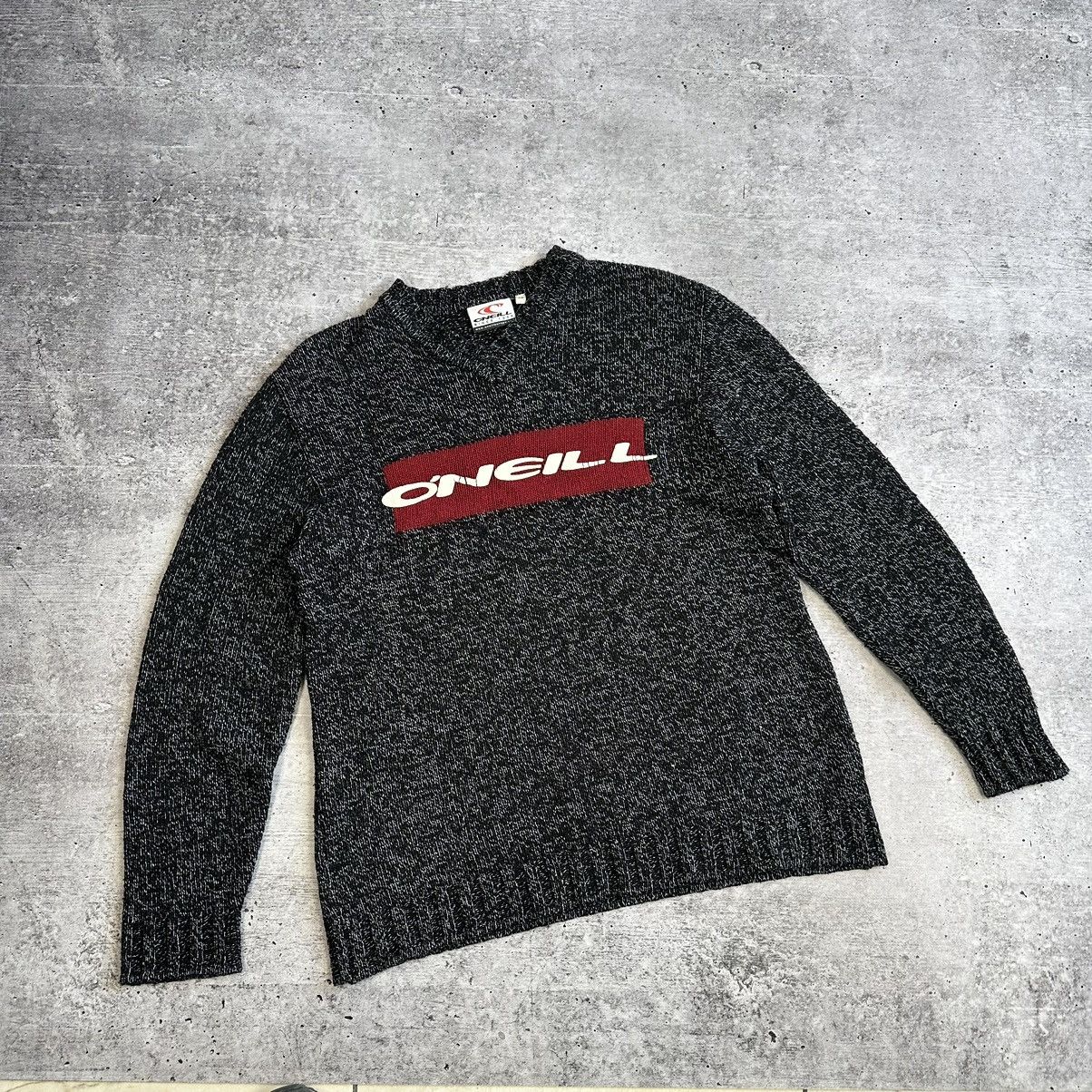 O'Neill Vintage O’Neill Knitted Sweater Y2K Big Logo Size M Size US M / EU 48-50 / 2 - 1 Thumbnail