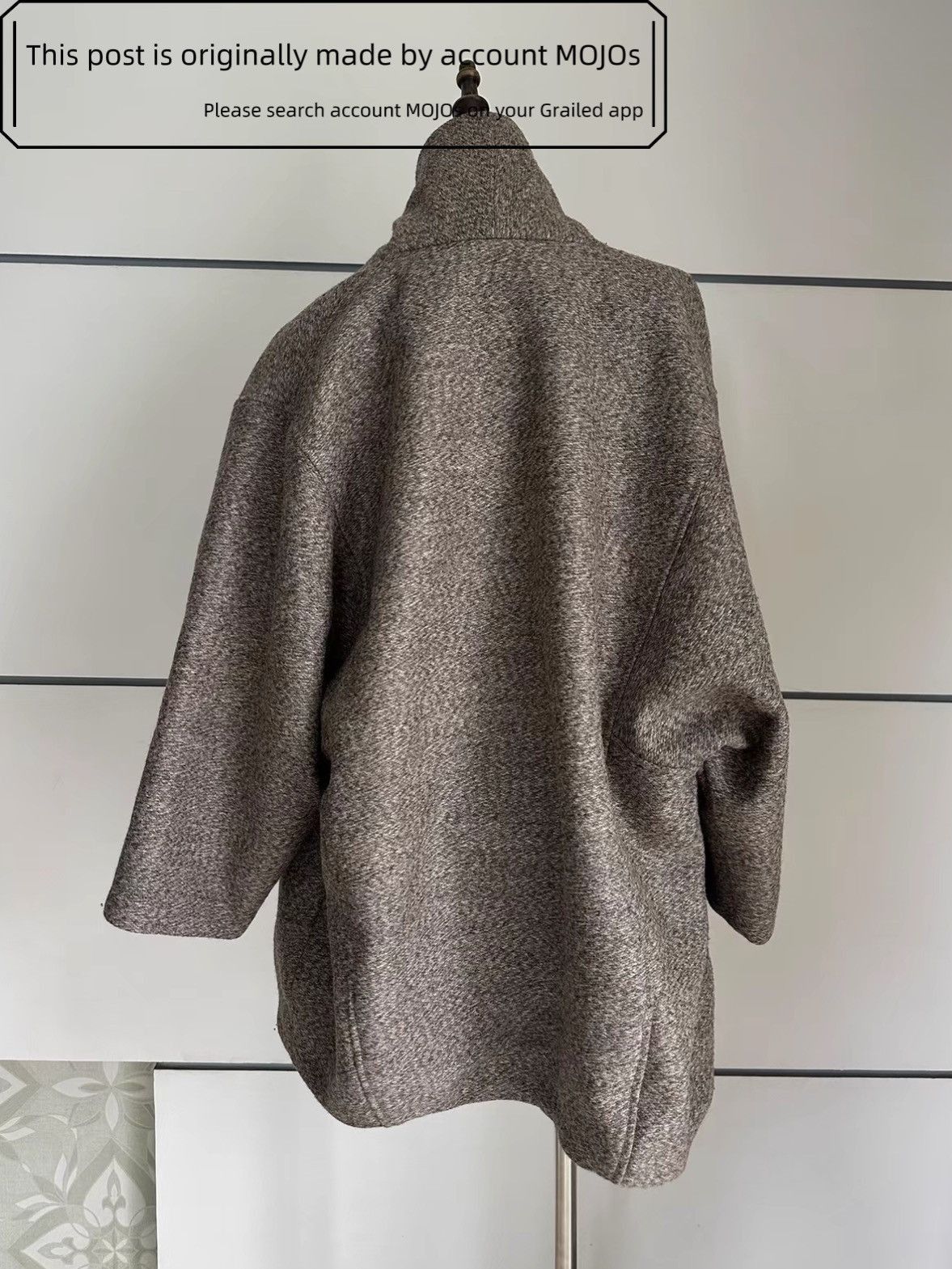 Lemaire Sz 3 Christophe Lemaire Leather Collar Overall Coat mojos041 Size US L / EU 52-54 / 3 - 7 Thumbnail