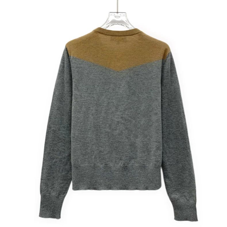 Loro Piana LORO PIANA Gray Cashmere Crewneck Long Sleeve Sweater Size S / US 4 / IT 40 - 2 Thumbnail