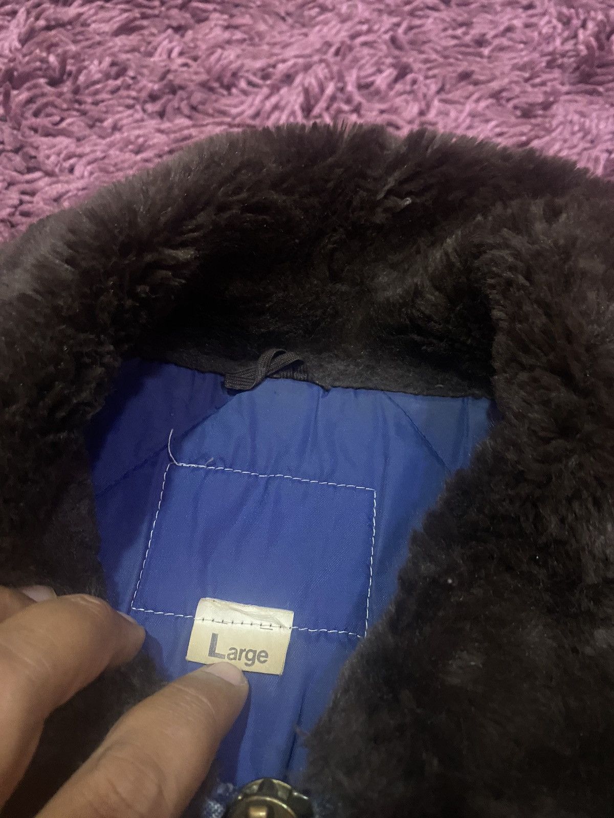 Edwin × Vintage Vintage Edwin Denim Quilted Winter Jacket Size US M / EU 48-50 / 2 - 8 Thumbnail