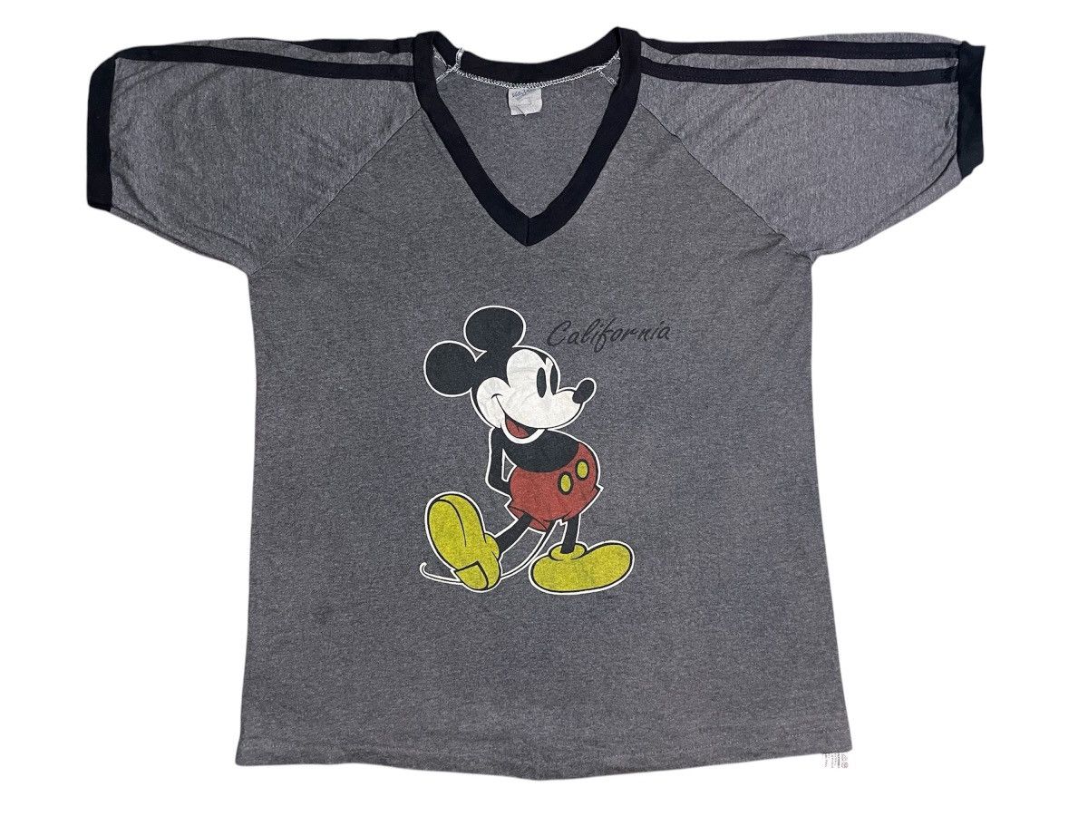 Vintage 90s Mickey Mouse Ringer Tshirt