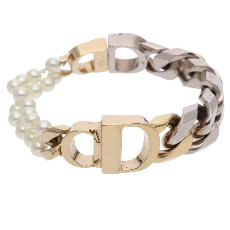 Dior Dior x Sacai ICON Bangle Size M (Silver 48.21g) Size ONE SIZE - 1 Thumbnail