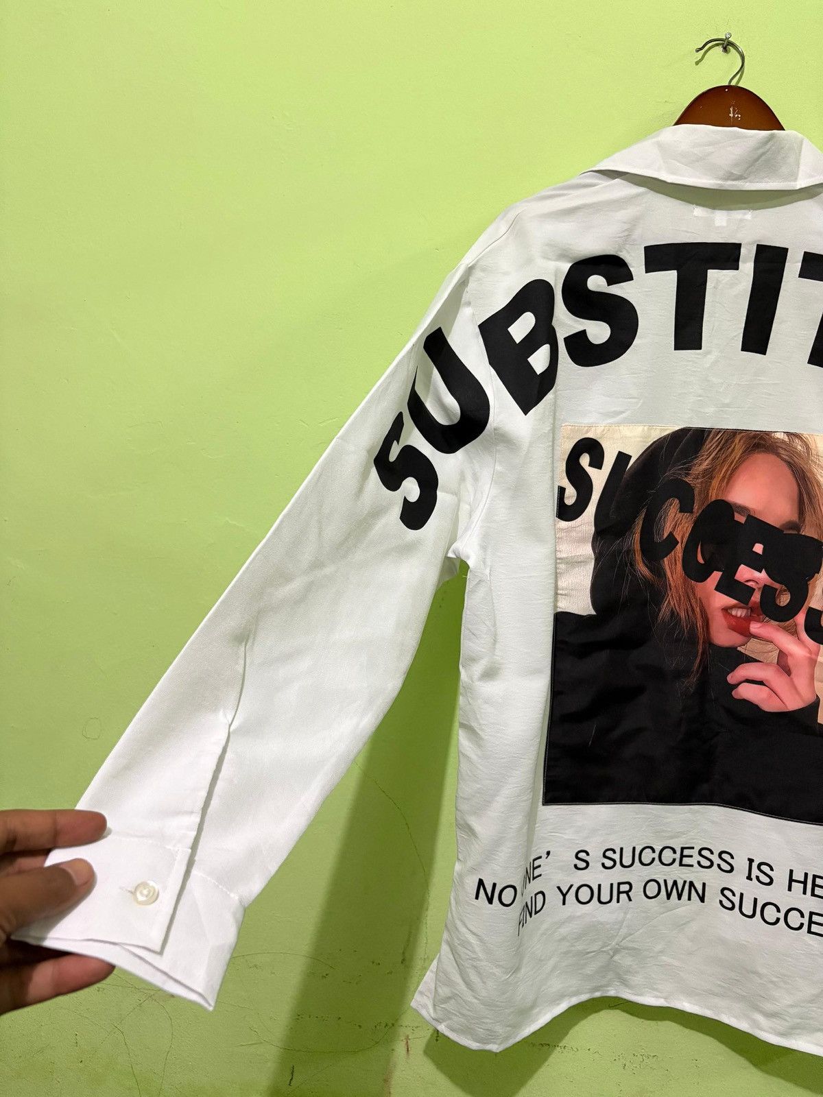 In The Attic In the Attic H Oversized Button Up Shirt Substitute Success Size US M / EU 48-50 / 2 - 8 Thumbnail