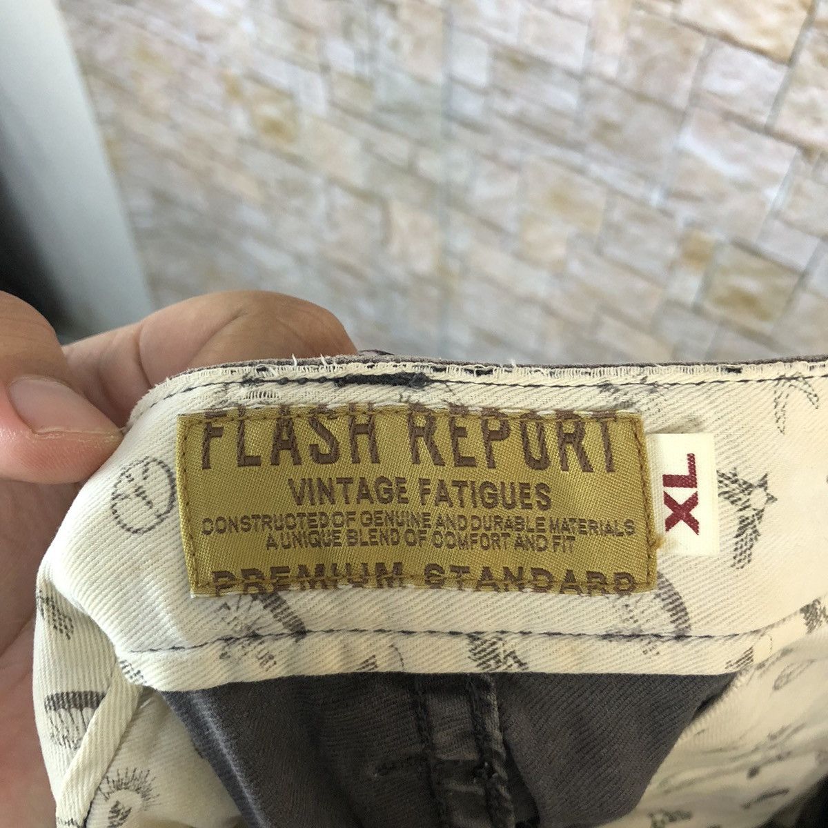 Japanese Brand Flash Report Brown Cargo Multipocket Pants #A351 Size US 34 / EU 50 - 21 Thumbnail