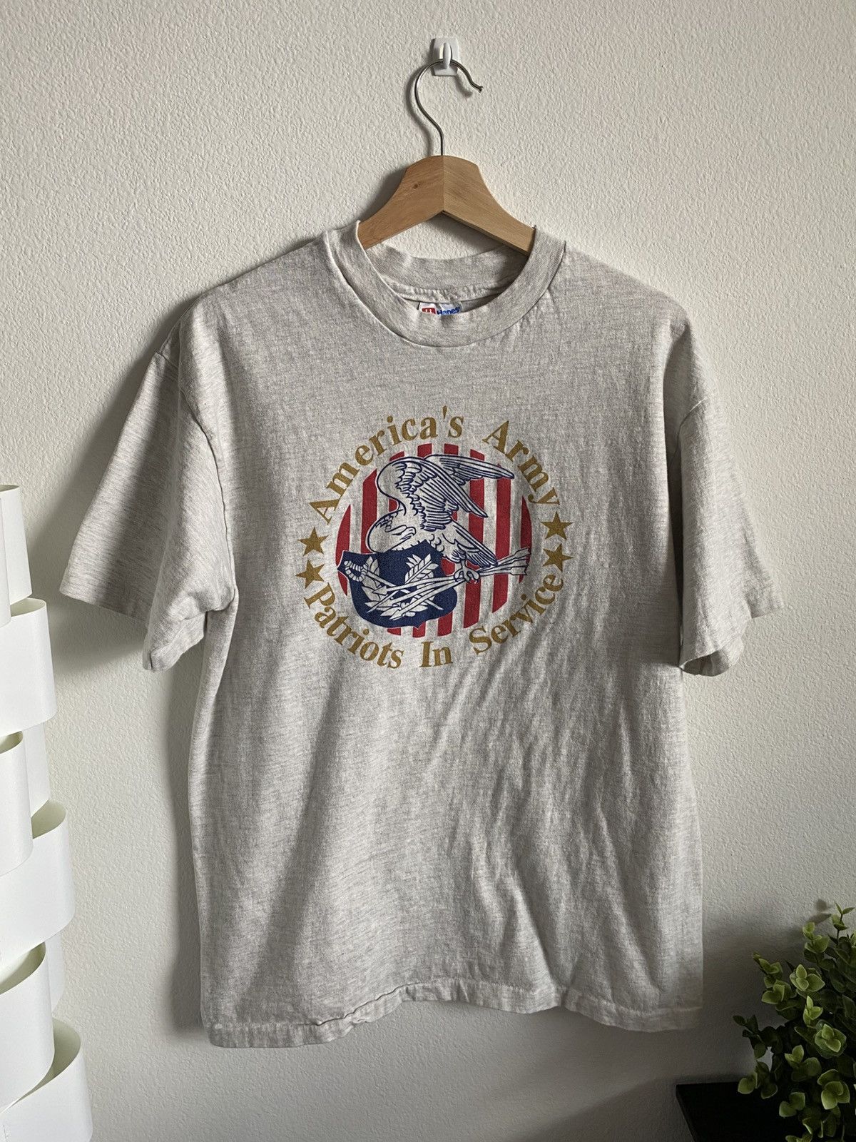 Vintage Vintage 90s Army Military Single Stitch Tee Size US L / EU 52-54 / 3 - 1 Thumbnail