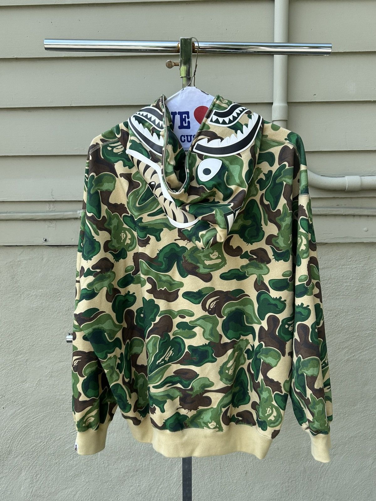 Bape Bape Art Patch shark hoodie Size US XL / EU 56 / 4 - 7 Thumbnail