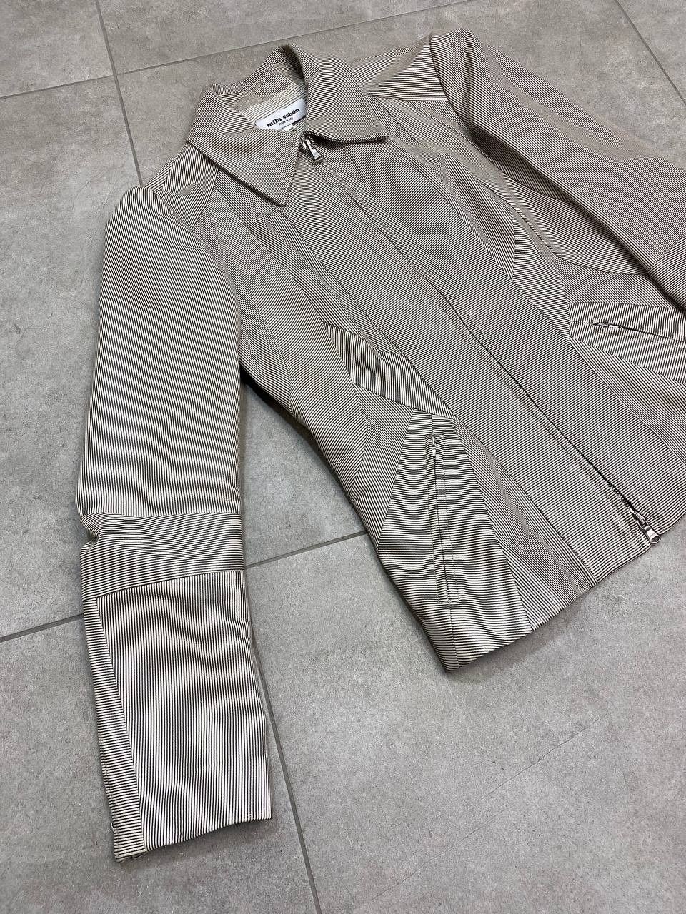 Mila Schon Mila Schon Real Sheepskin Striped Leather Jacket Size M / US 6-8 / IT 42-44 - 9 Thumbnail