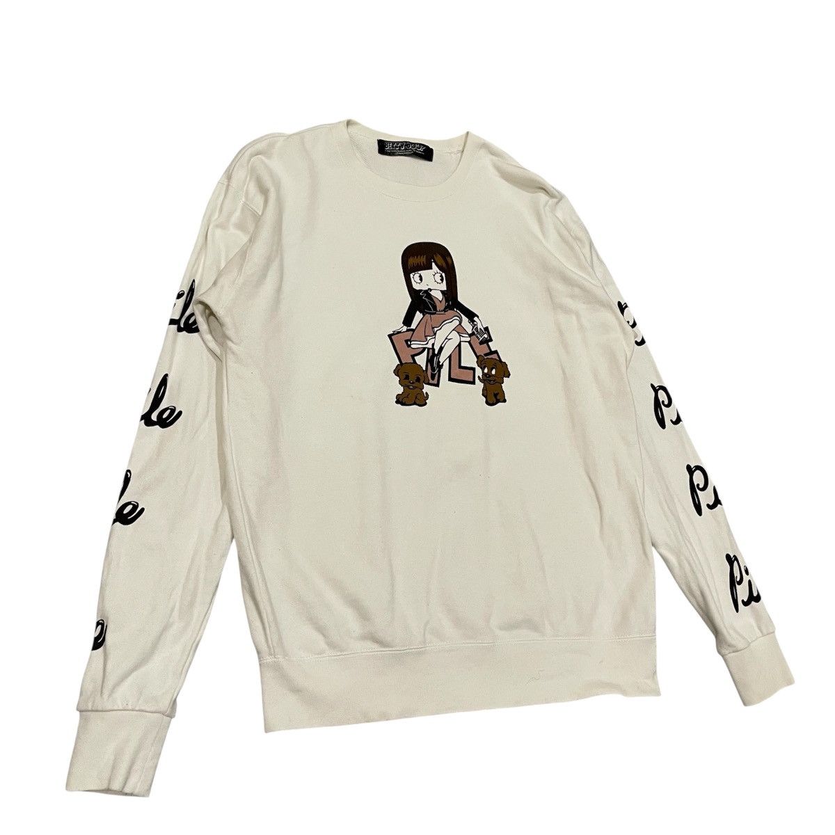 Anime Vintage Betty Boop Long Sleeve Sweatshirt | Anime Style Size US L / EU 52-54 / 3 - 3 Thumbnail