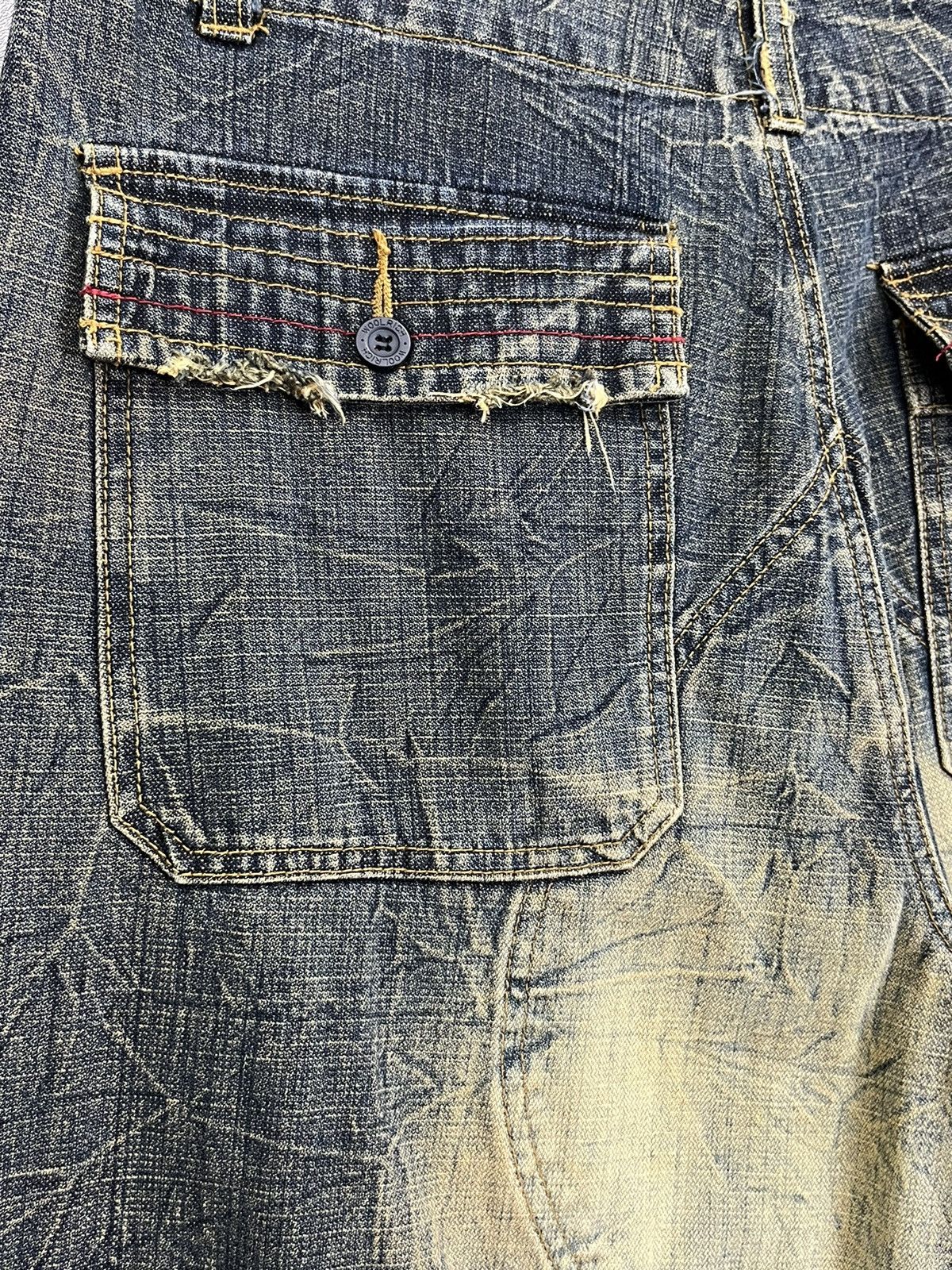Vintage × Woolrich Woolen Mills FYE🔥Vintage 90’s WOOLRICH Mudmax Claw Mark Baggy Denim Size US 32 / EU 48 - 17 Thumbnail
