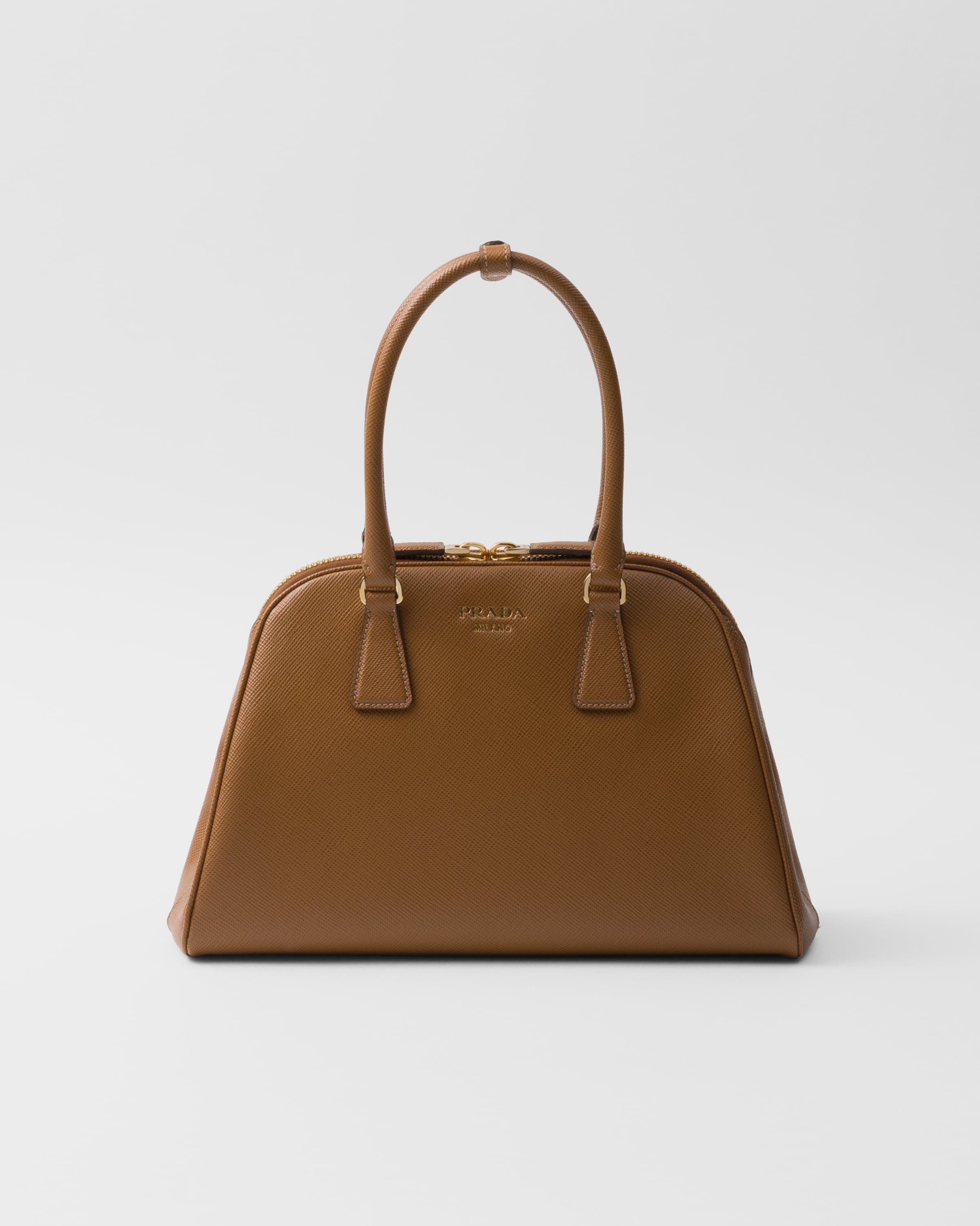 Prada o1la1rc1a0925 Size: OS / Medium Saffiano Leather Bag Brown Size ONE SIZE - 1 Thumbnail