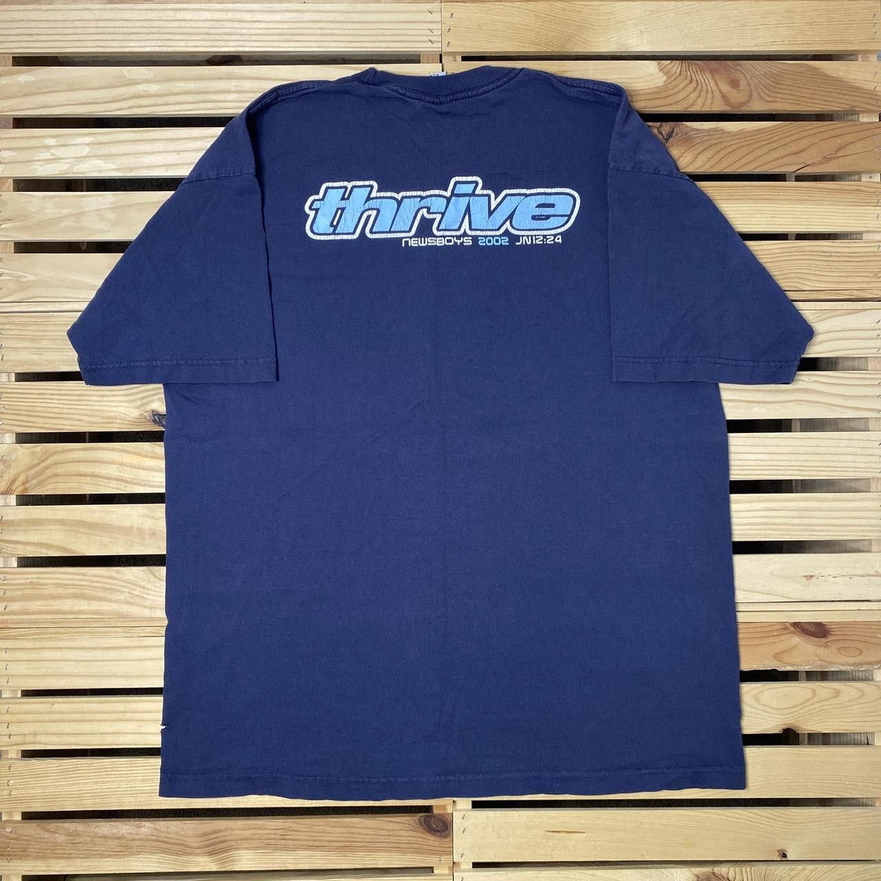 Other Vintage Newboys 2002 Navy Blue Band Tee Size XL Size US XL / EU 56 / 4 - 2 Thumbnail