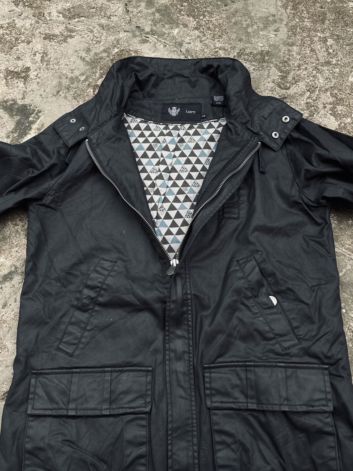 5351 POUR LES HOMMES Waxed Jacket Long I.am Japanese Styled Size US L / EU 52-54 / 3 - 5 Thumbnail