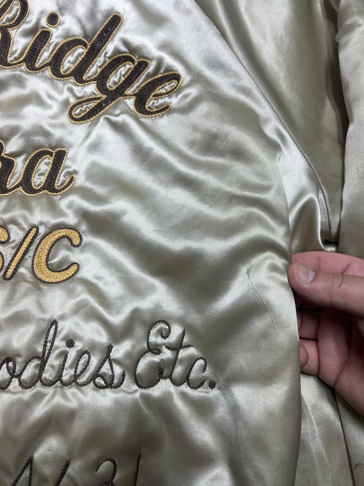 Vintage satin jacket Shelby cobra muscle car chainstitch Detroit M Size US M / EU 48-50 / 2 - 3 Thumbnail