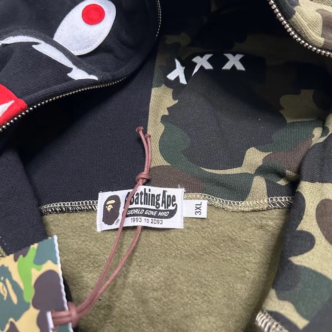 Bape BAPE LIMITED SHARK FULL ZIP HOODIE Size US XXL / EU 58 / 5 - 7 Thumbnail