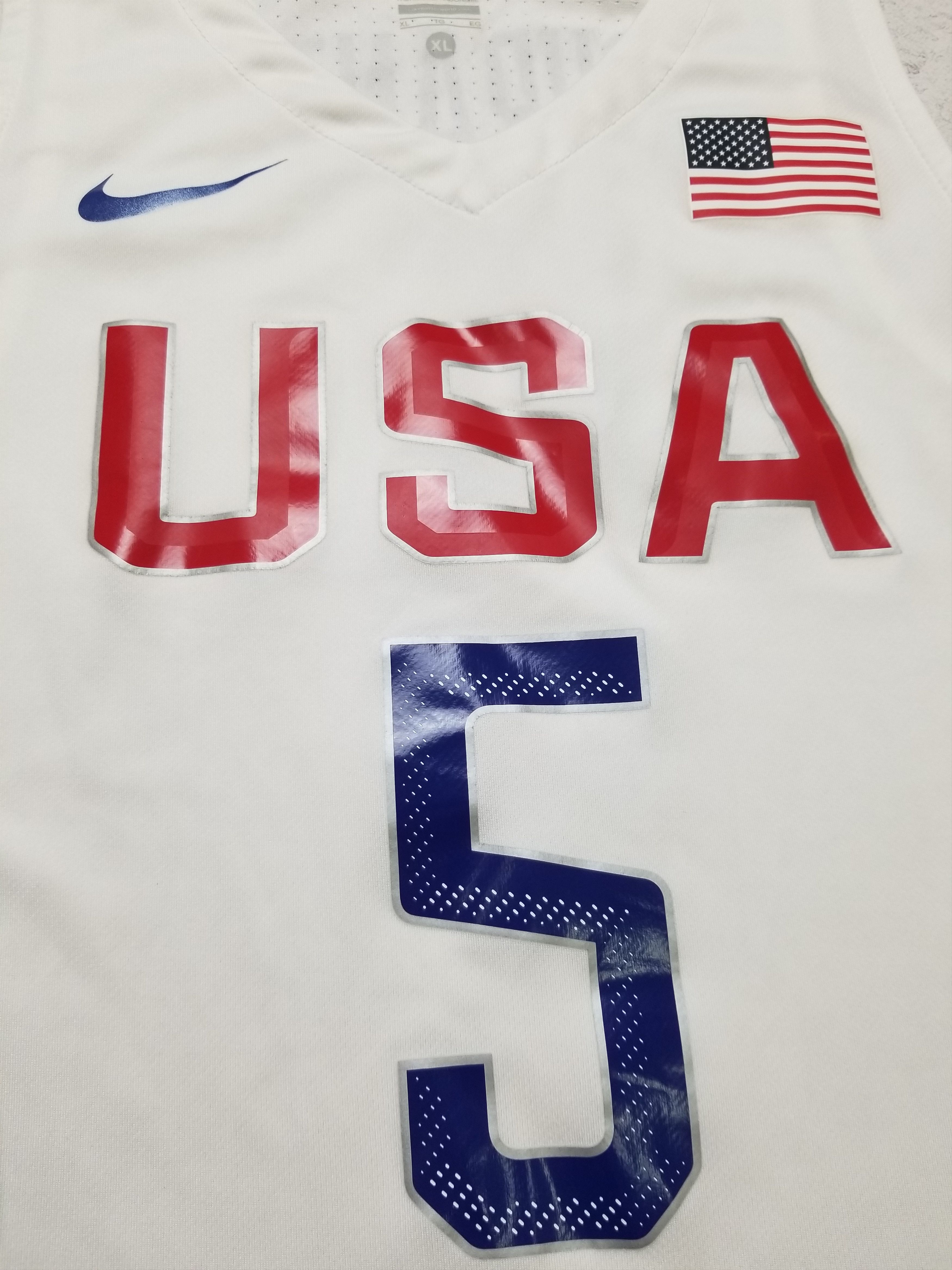 Nike Rare USA Olympic Kevin Durant Nike Jersey Size US XL / EU 56 / 4 - 10 Thumbnail