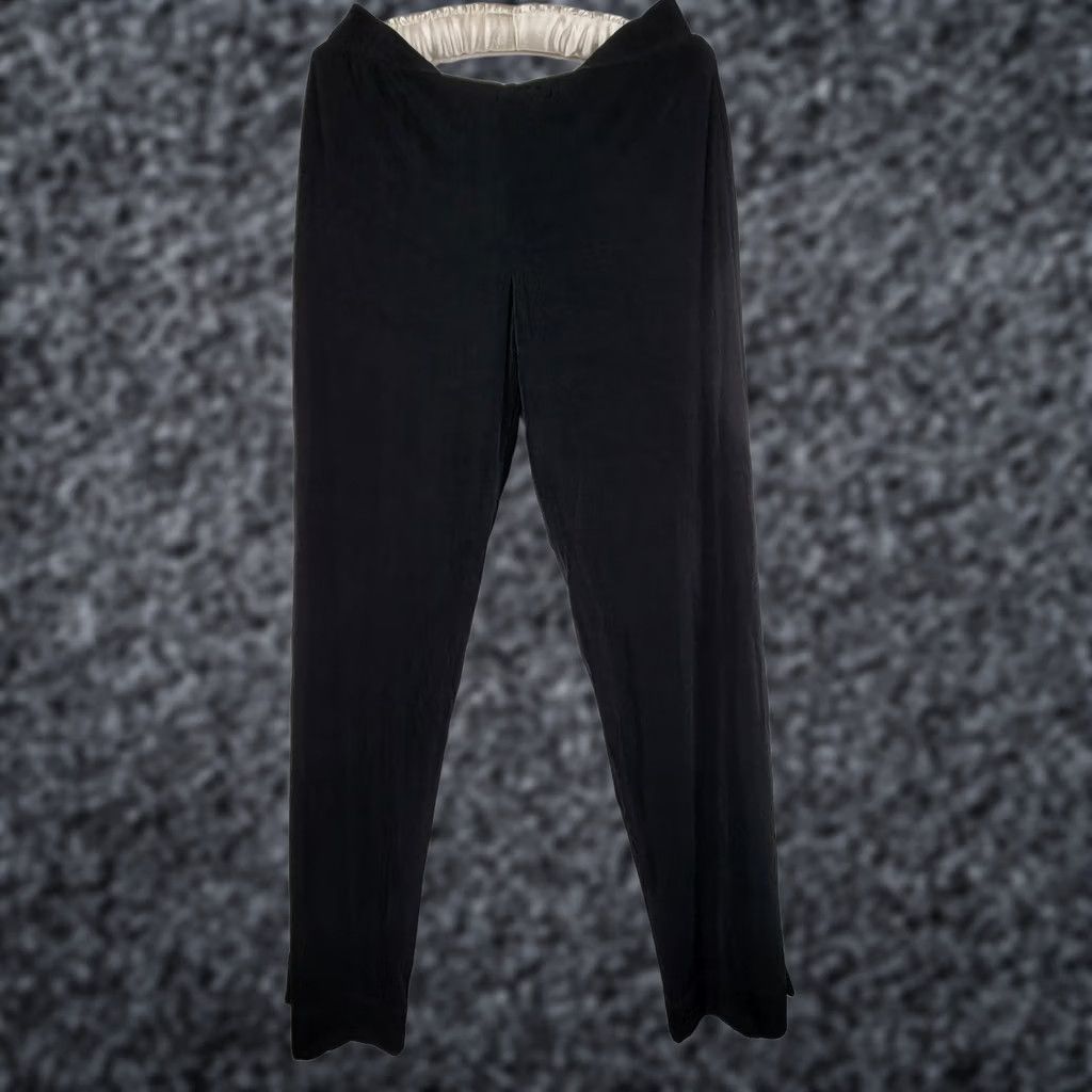Vintage Chico's Travelers Womens Mid-Rise Straight Leg Pull-On Pants Size 1 Short Black Size 25" / US 0 / IT 36 - 1 Thumbnail