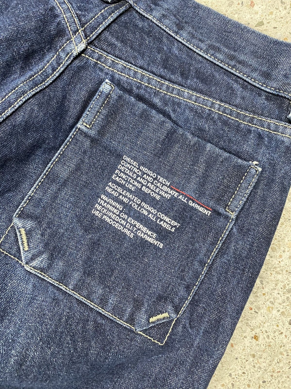 Diesel Diesel vintage dit flared bootcut jeans navy selvedge denim Size 27" / US 4 / IT 40 - 5 Thumbnail