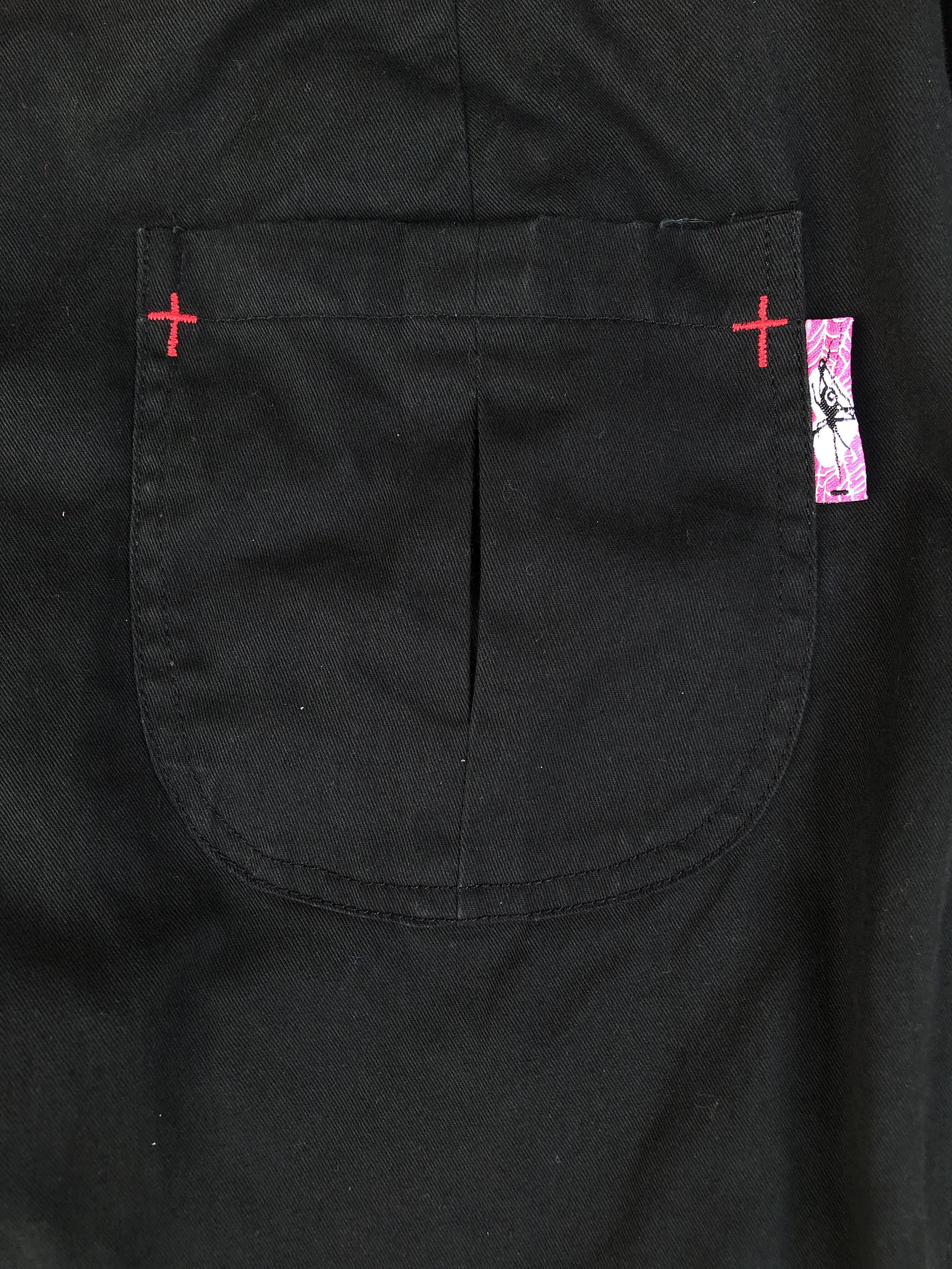 Japanese Brand Mad Girl MGB-50 Bondage Flare Pants Mad Punks Goth Punk Y2K Size 29" - 10 Thumbnail