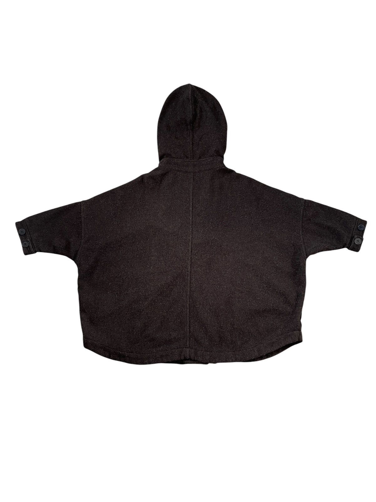 20471120 × Japanese Brand RNA 🇯🇵 Wool Leather Strap Bat Wing Jacket Size US L / EU 52-54 / 3 - 10 Thumbnail