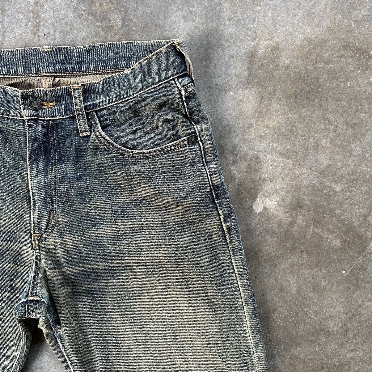 Japanese Brand Vintage Edwin Distressed Rusty Faded Denim Jean Pant Size US 30 / EU 46 - 4 Thumbnail