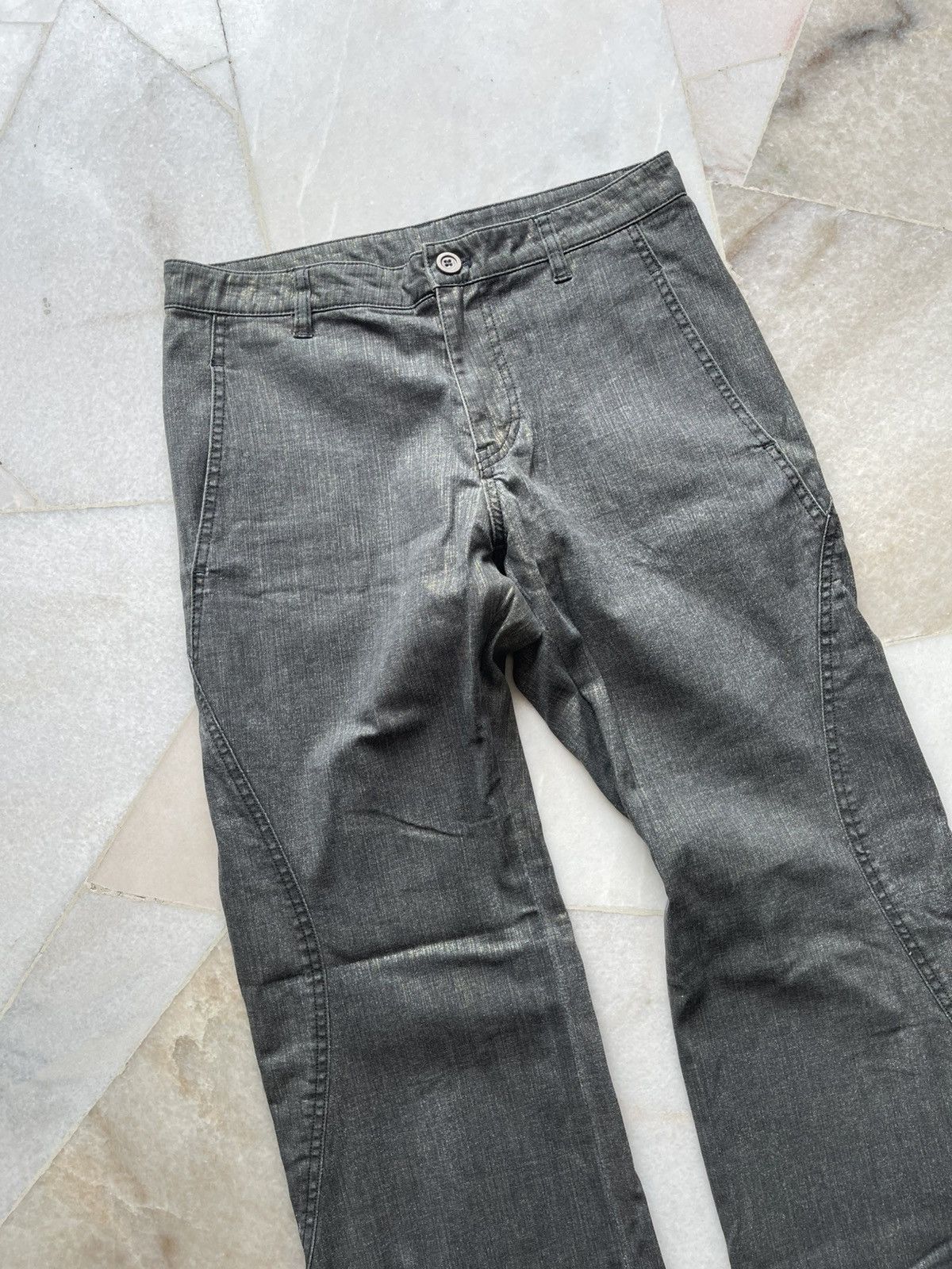 Issey Miyake 2000s Haat Issey Miyake Glitter Pants Size US 30 / EU 46 - 2 Thumbnail
