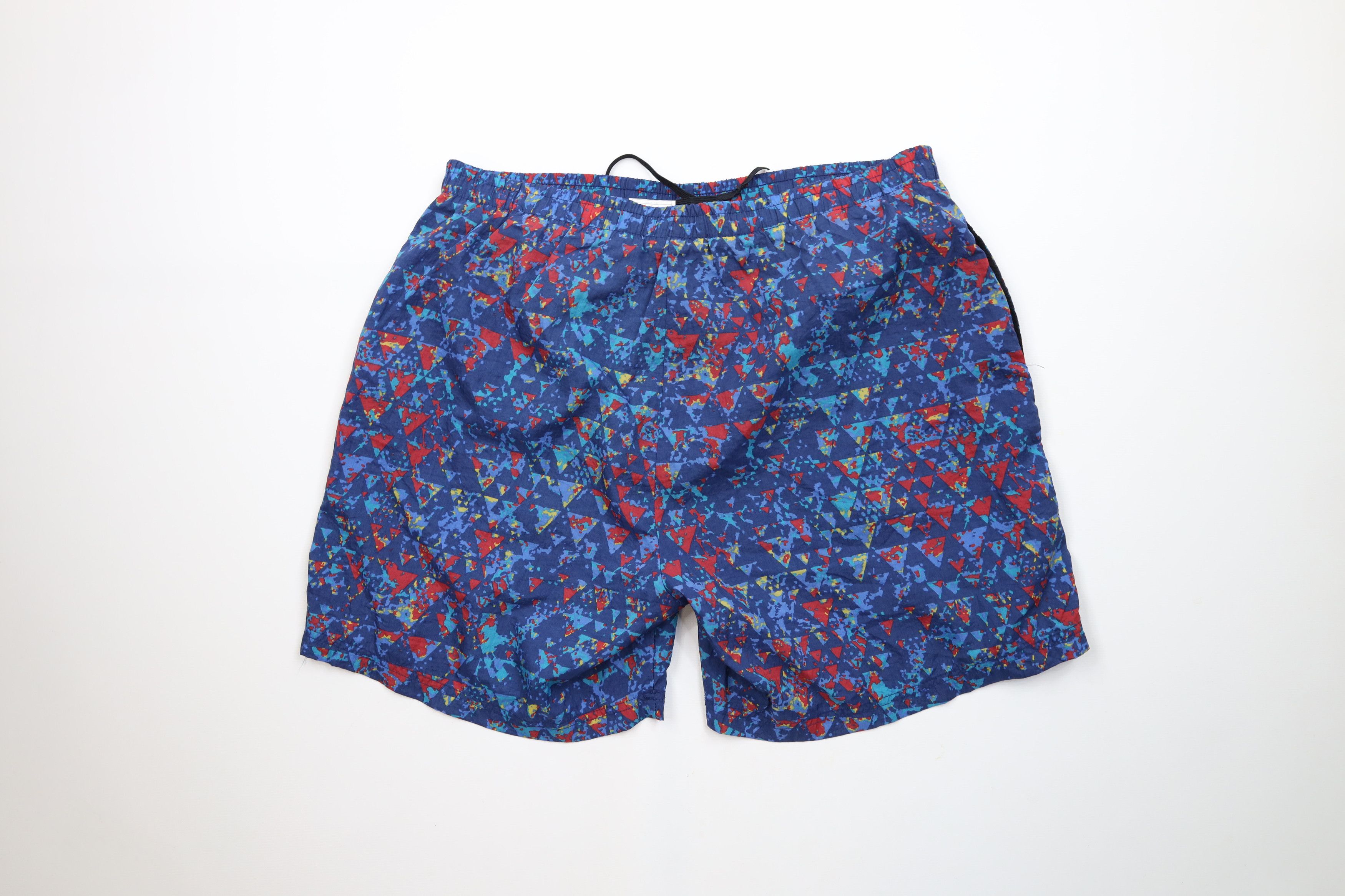 Nike × Vintage Vintage 90s Nike ACG Scott Mini Swoosh Rainbow Lined Shorts Size US 34 / EU 50 - 10 Thumbnail