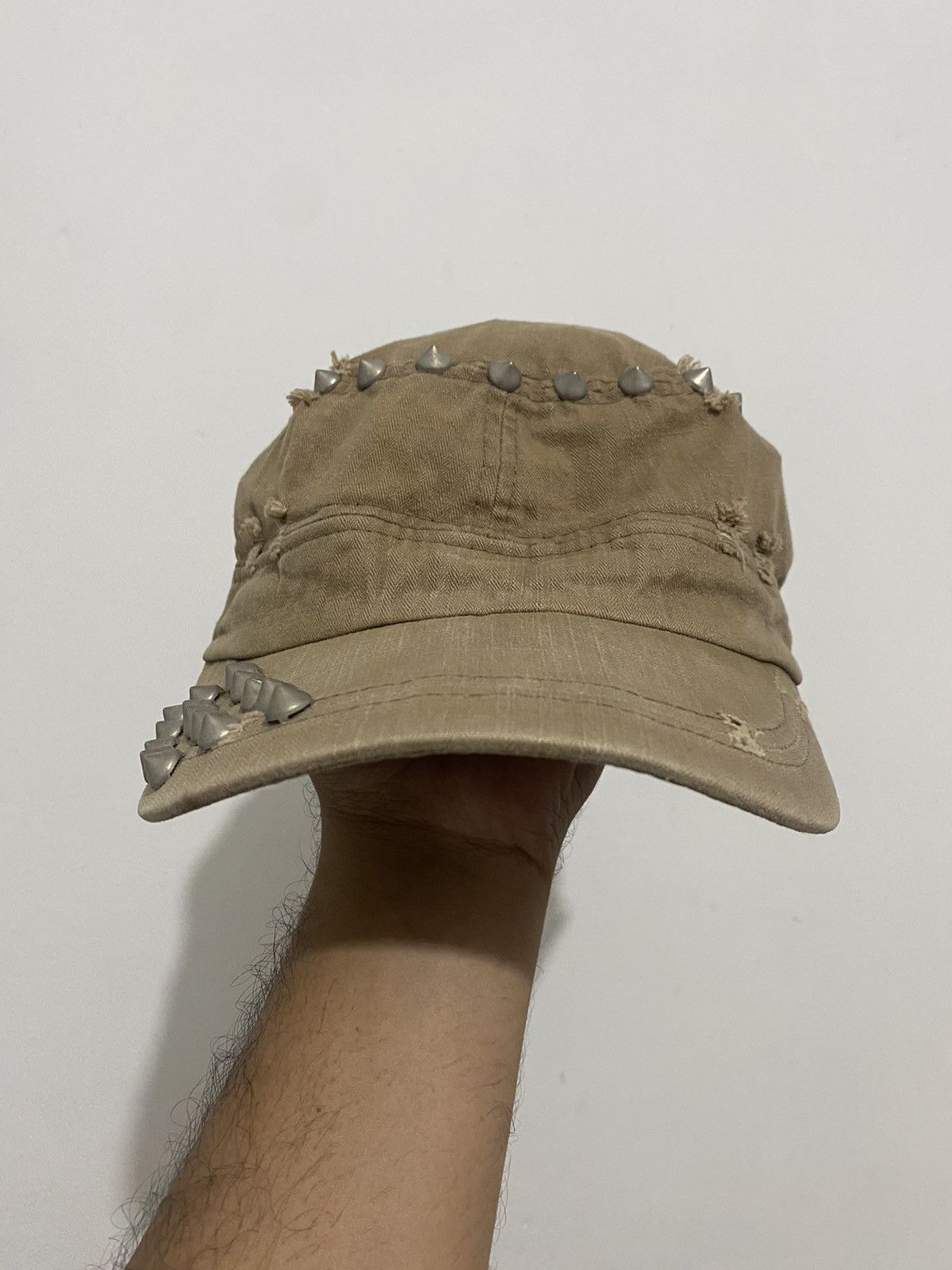 If Six Was Nine × Japanese Brand × Le Grande Bleu (L.G.B.) 💸BINDINGOFFER💸 studed punk cadet hat ifsixwasnine styled Size ONE SIZE - 1 Thumbnail
