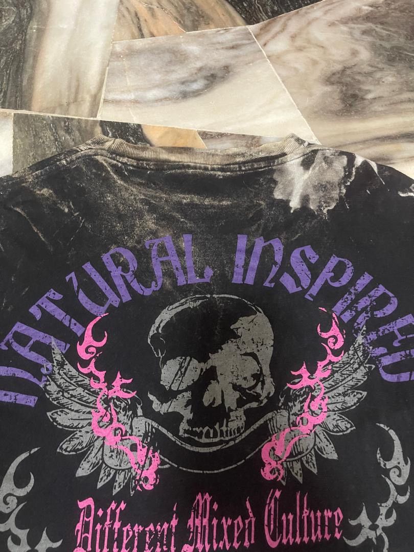 Hysteric Glamour Sun Faded Poem Skull Gothic Seditionaries Shirt Size US L / EU 52-54 / 3 - 9 Thumbnail
