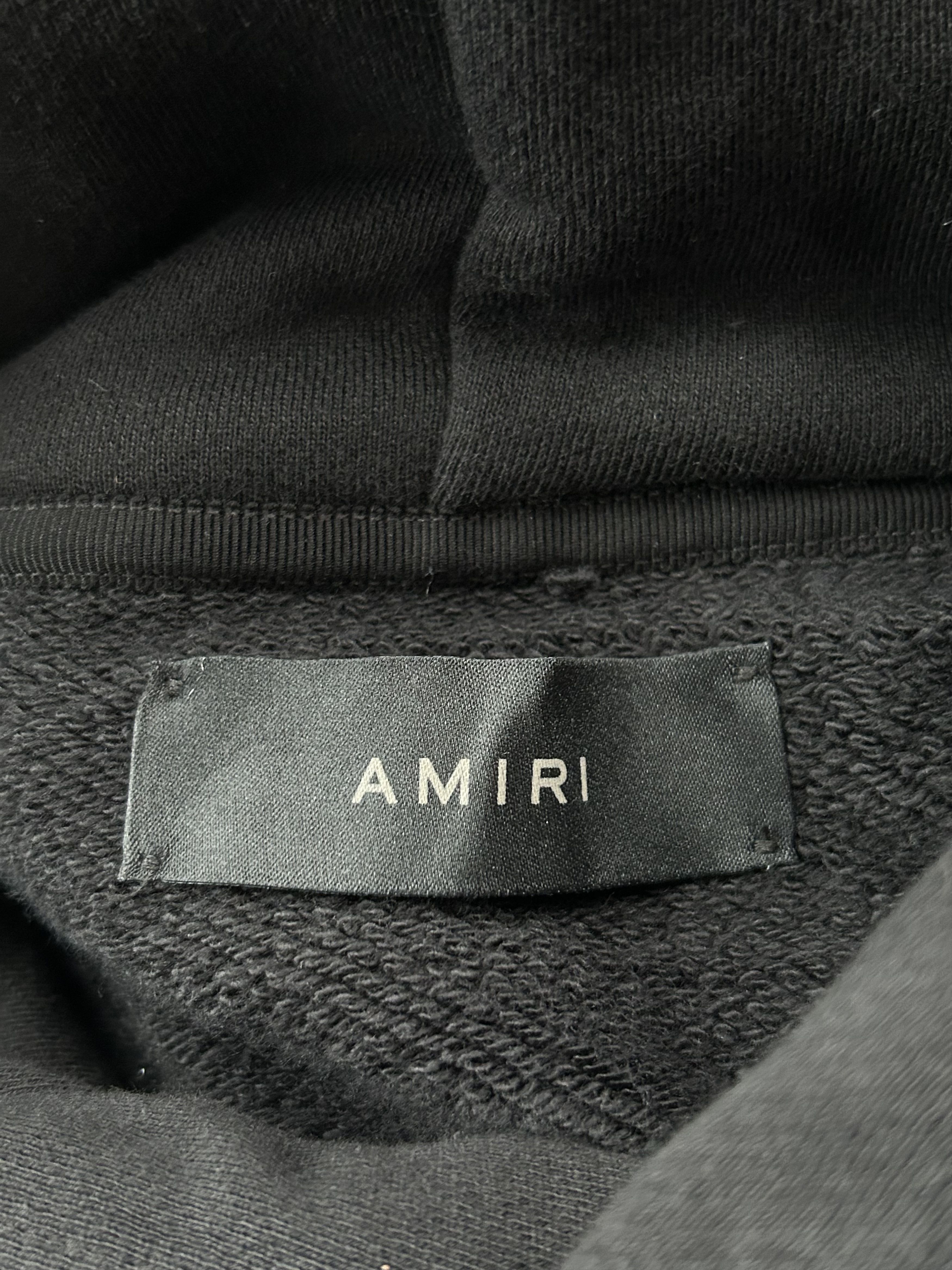 Amiri Amiri Black & White MA Angel Logo Hoodie Size US XXL / EU 58 / 5 - 3 Thumbnail